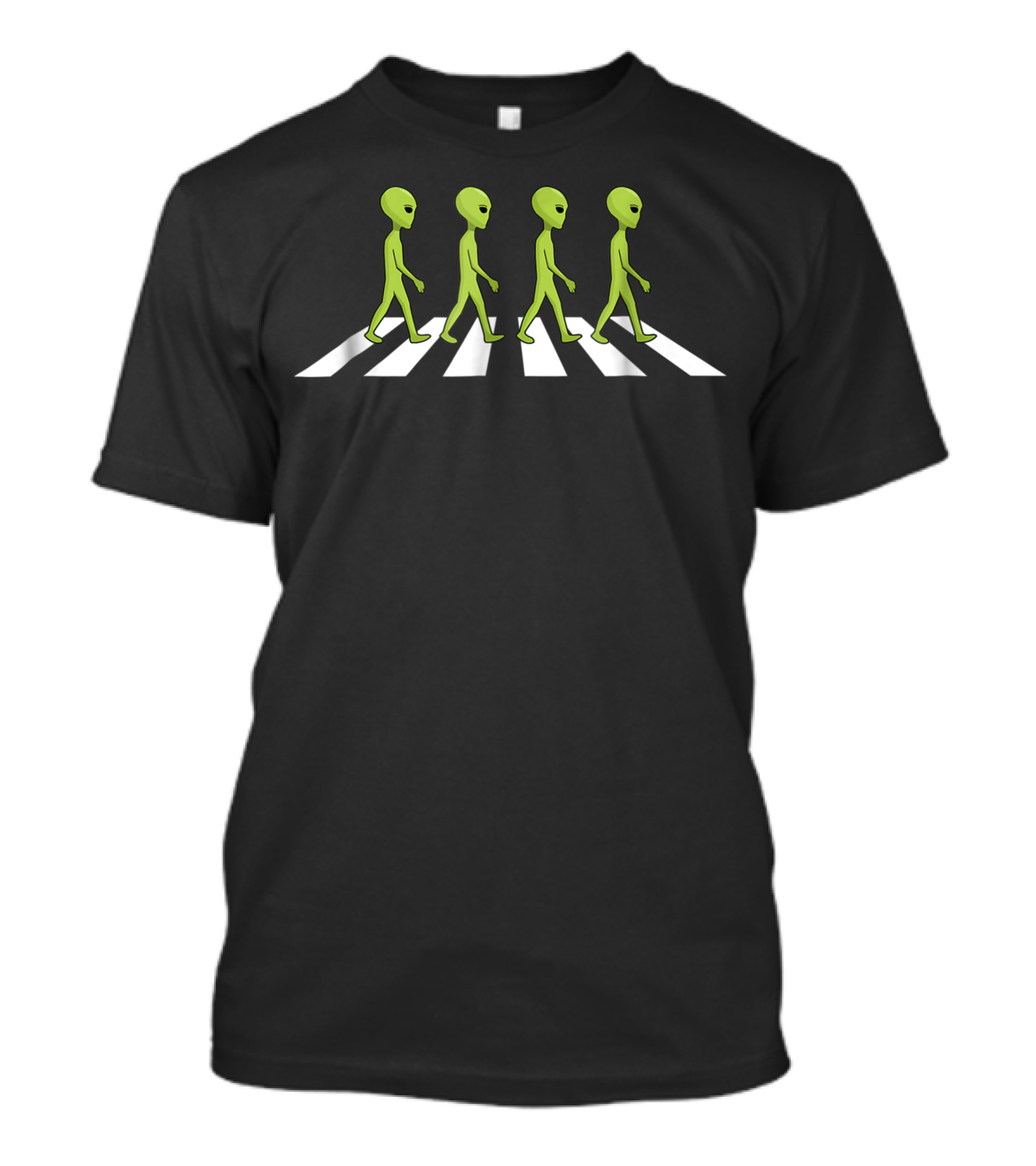 Aliens Walking Across Iconic Crosswalk T-Shirt