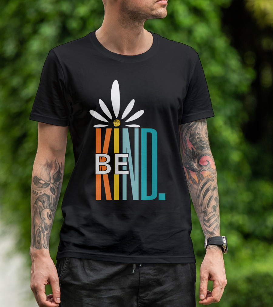 Be Kind Daisy Inspirational Cute Blessed Love T-Shirt