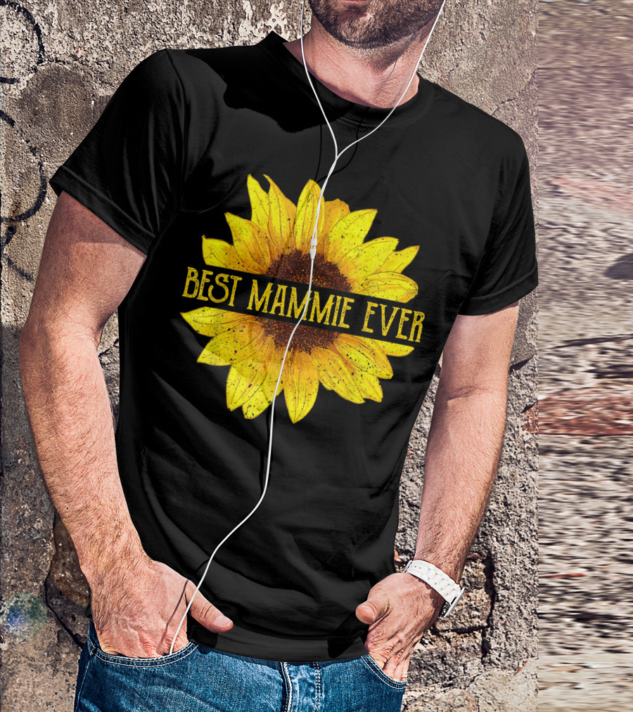 Best Mammie Ever Sunflower Fun Grandma Womens Du T-Shirt