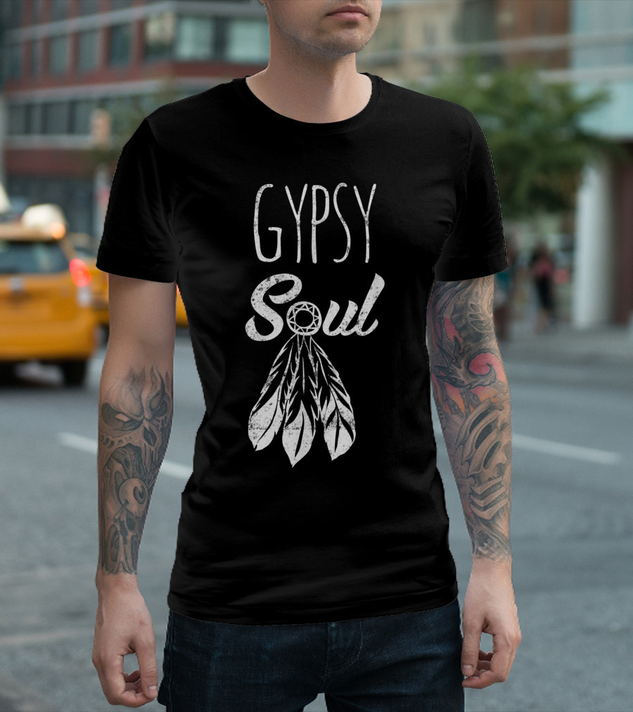 Gypsy Soul Dream Catcher Bohemian Tees Traveler Spirit T-Shirt