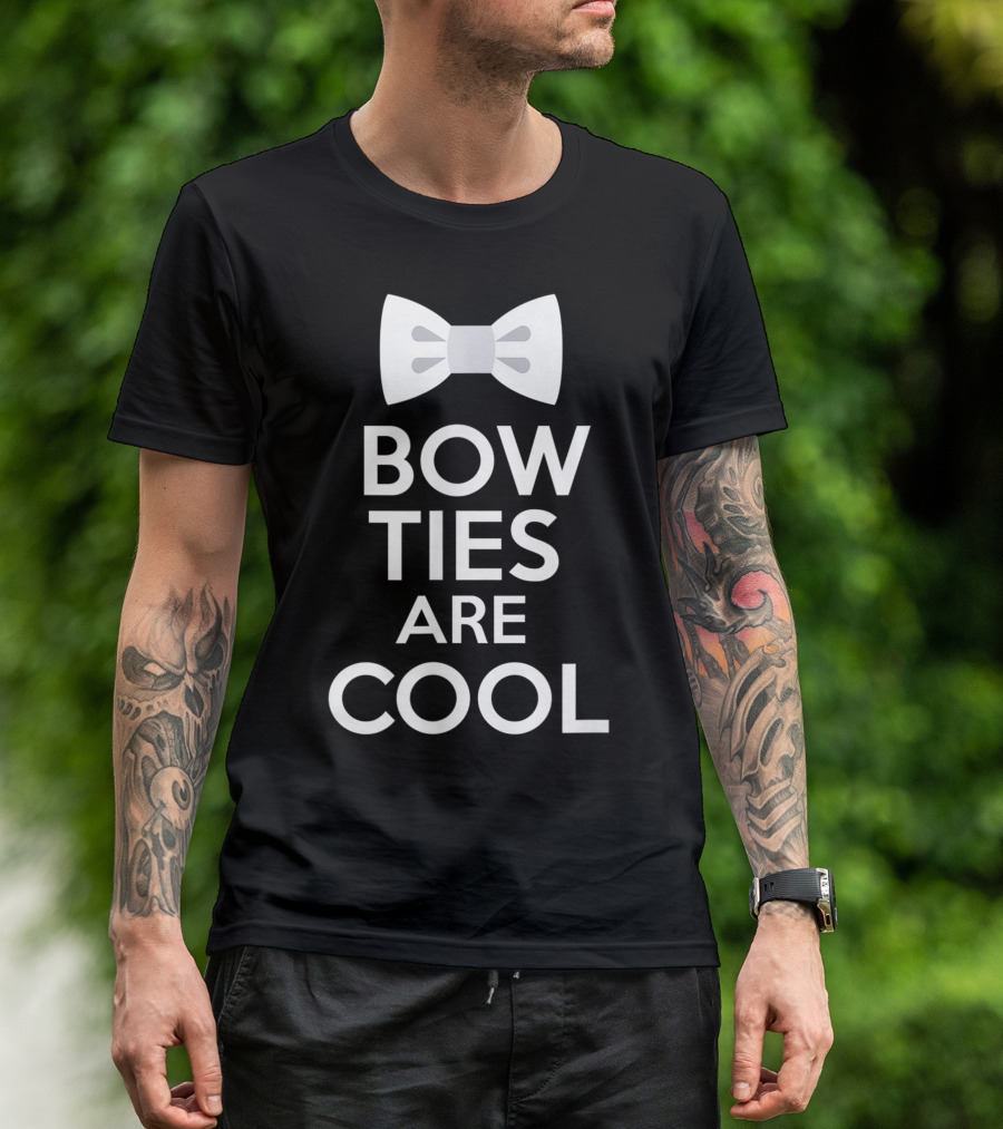 Bow Ties Are Cool Hipster Fashion Trends Stylish T-Shirt
