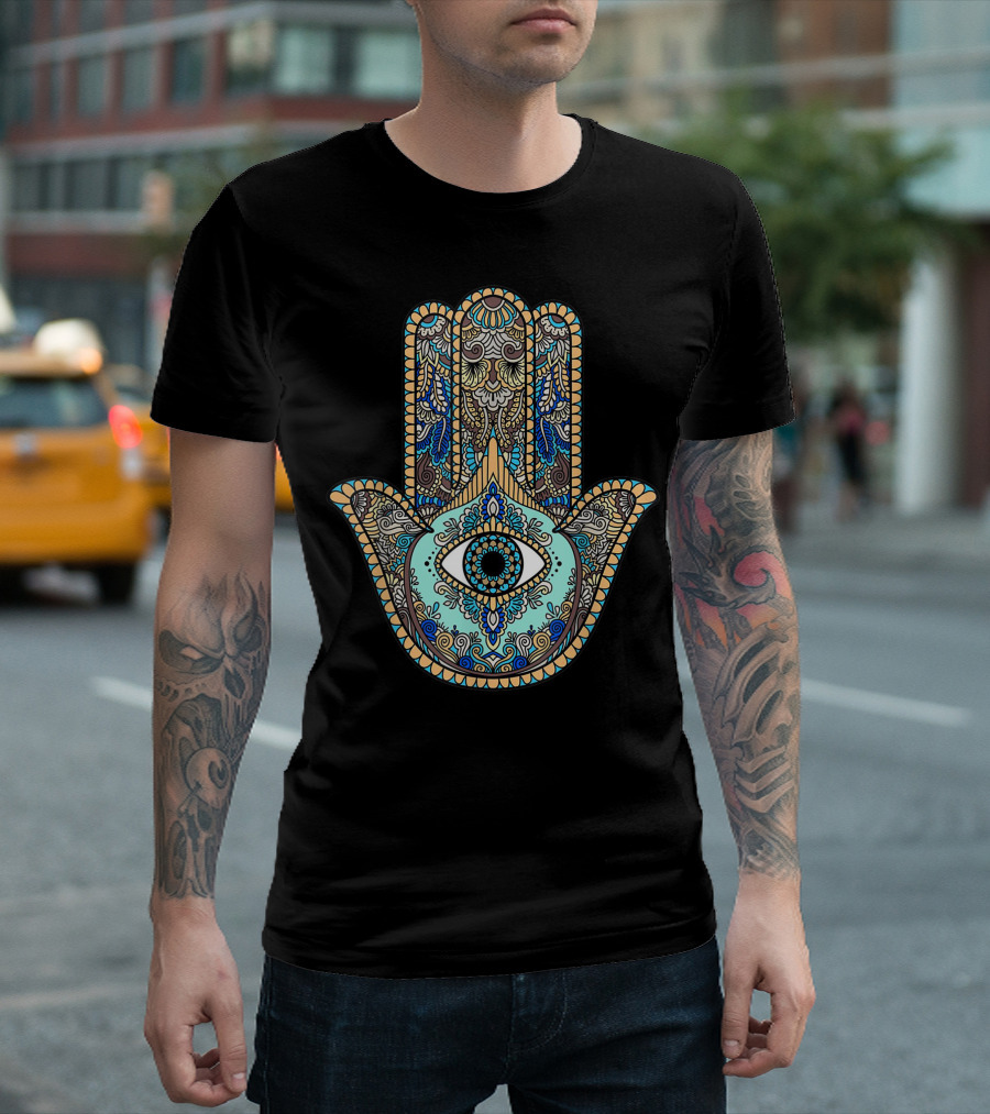 Hamsa Hand Buddha Yoga Buddhism Zen T-Shirt