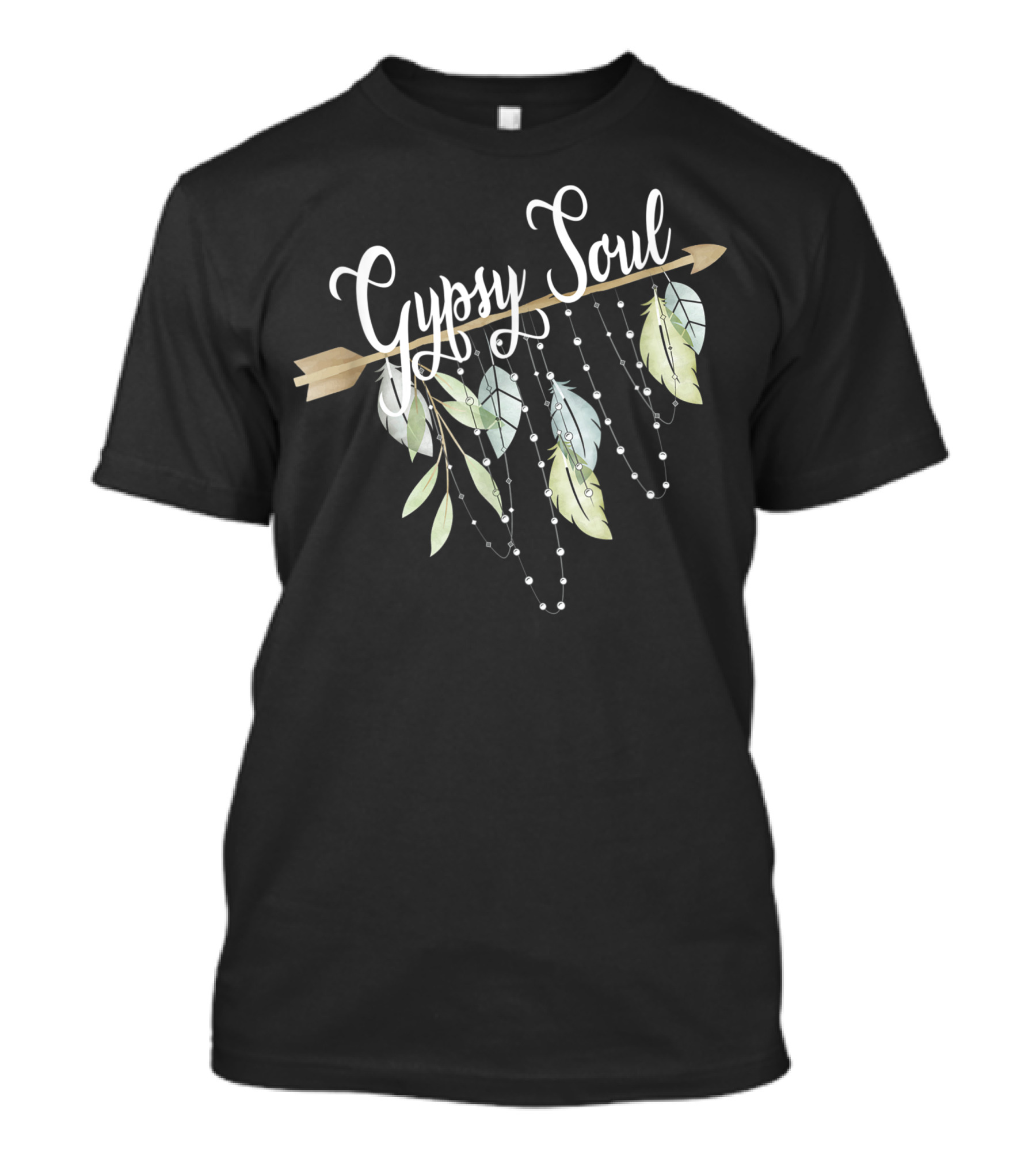 Gypsy Soul Dreamcatcher Bohemian Boho Mad Hippie T-Shirt