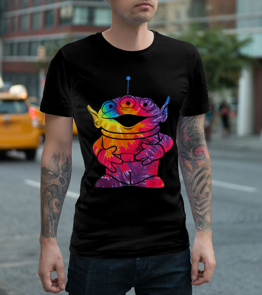 Disney Pixar Toy Story Tie Dye Alien Iconic Character T-Shirt