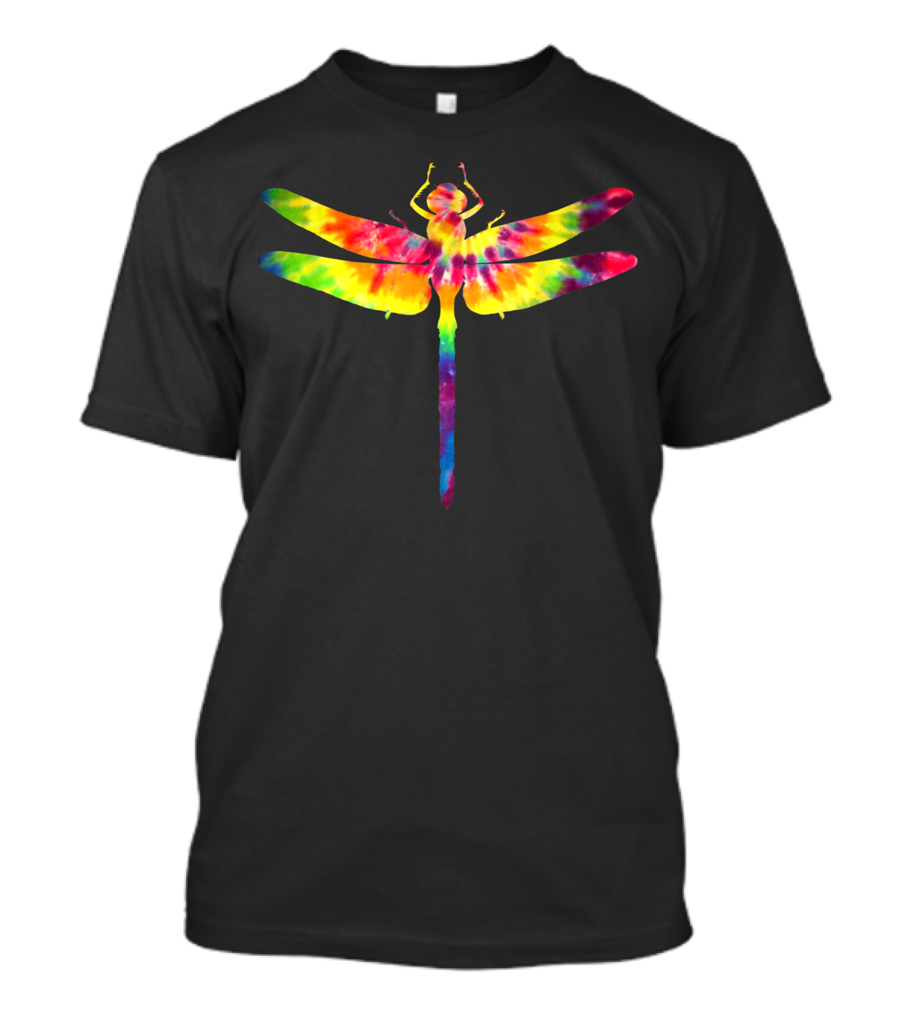 Dragonfly Tie Dye Colorful Flying Insect Rainbow Dragonflies Dye T-Shirt