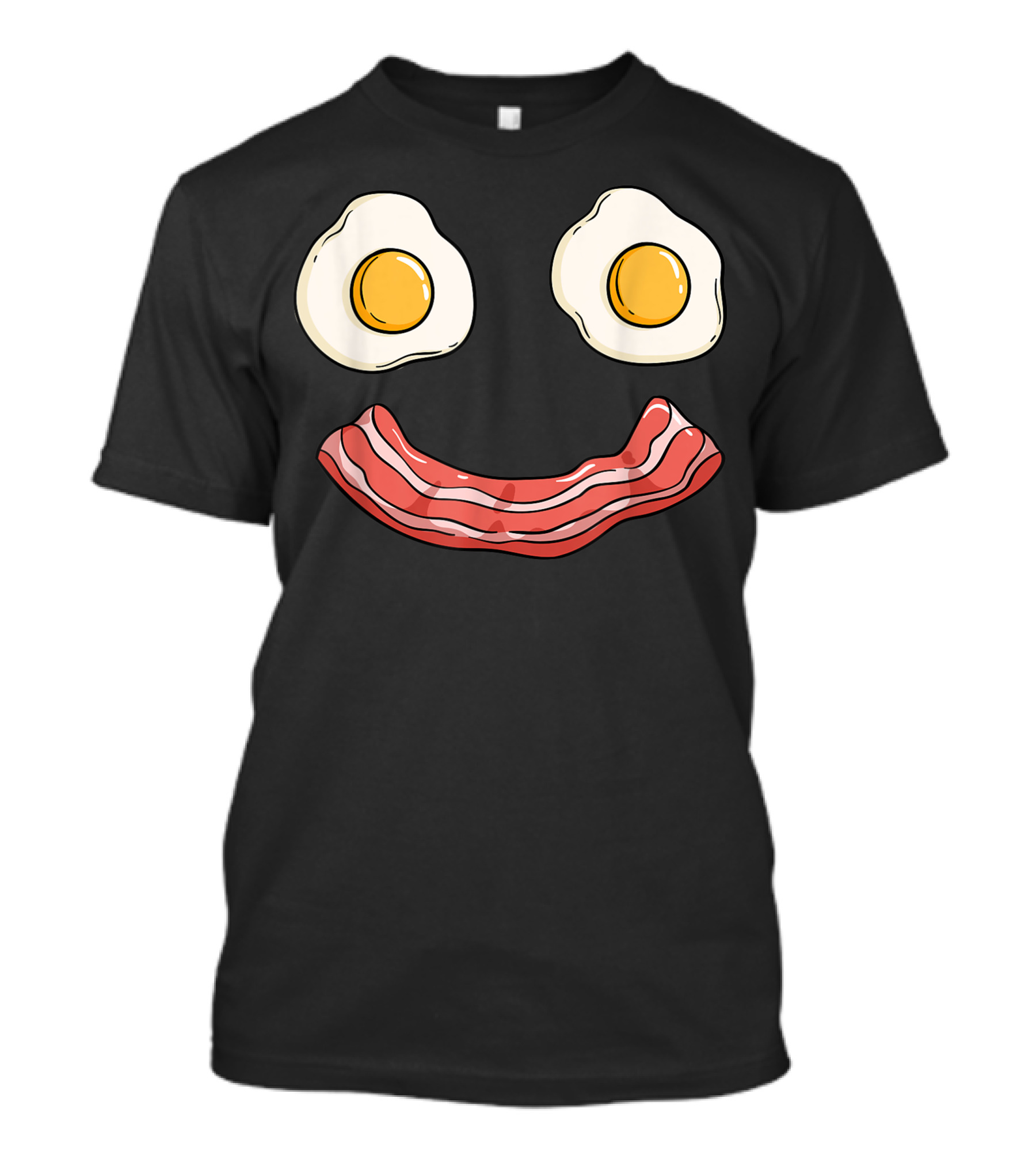 Eggs And Bacon Happy Face Breakfast Smile T-Shirt