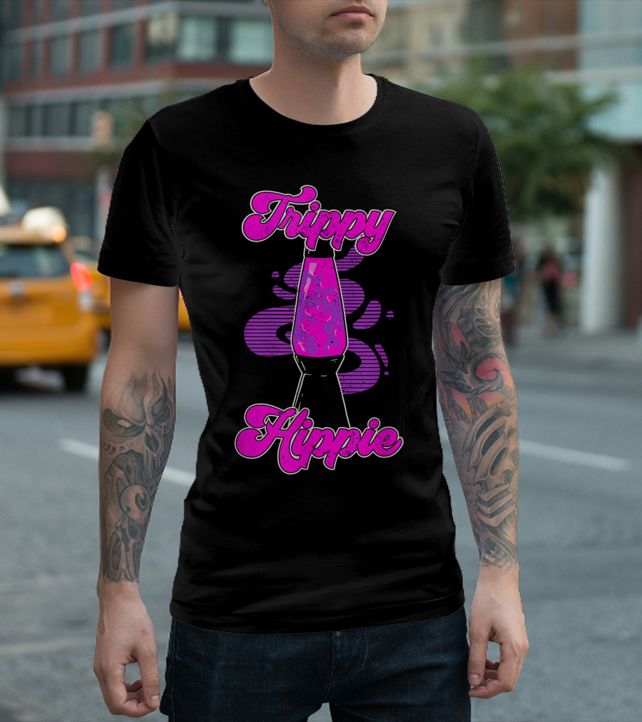 Trippy Hippie Flower Child Lava Lamp 1E T-Shirt