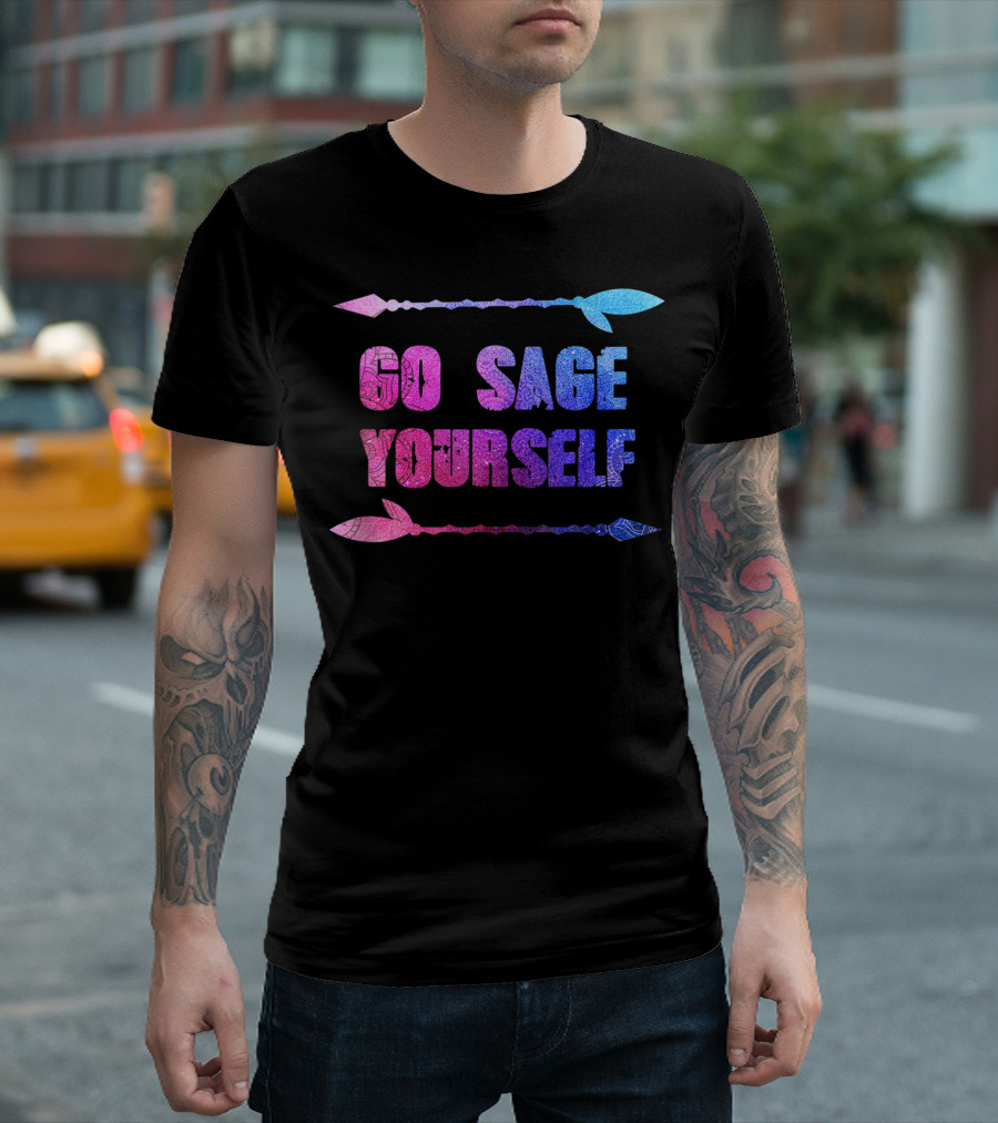 Go Sage Yourself Boho Hippie Style with Colorful Arrows T-Shirt