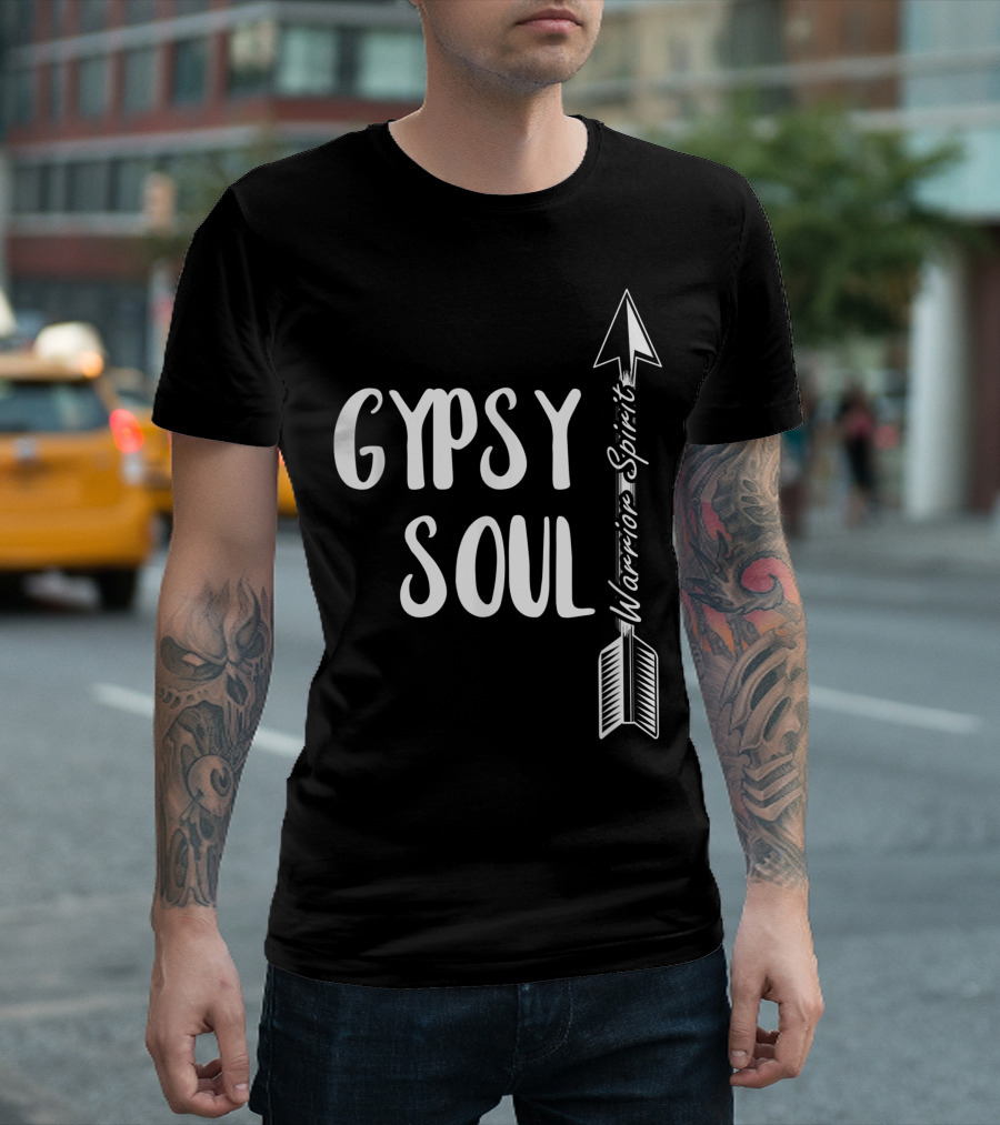 Gypsy Soul Warrior Spirit Arrow Wild Heart Fun T-Shirt