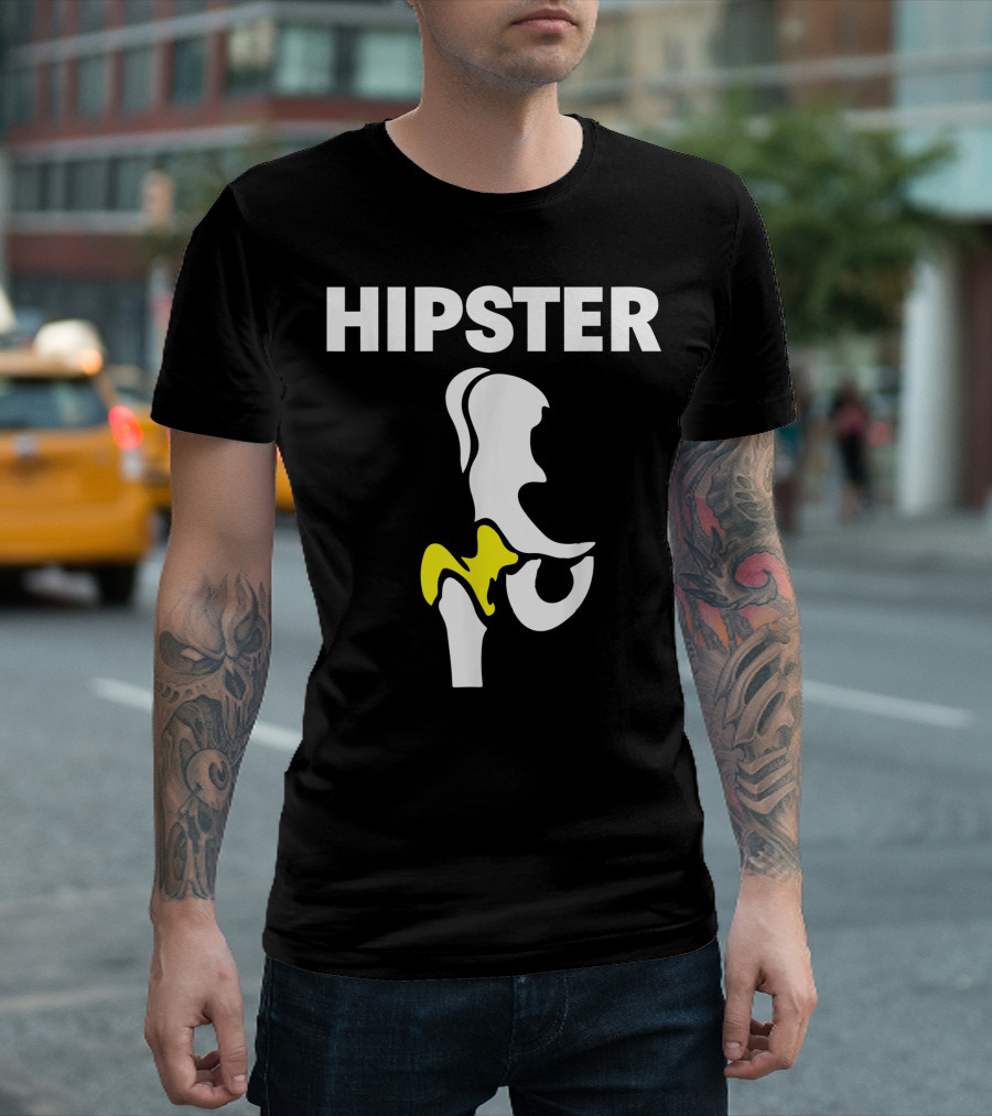 Hipster Hip Replacement Surgery Orthopedic T-Shirt