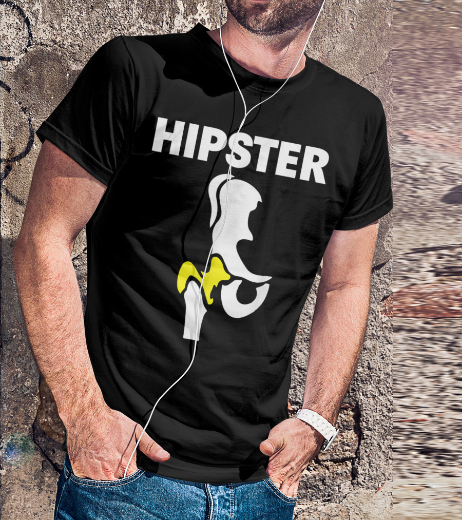Hipster Hip Replacement Surgery Orthopedic T-Shirt