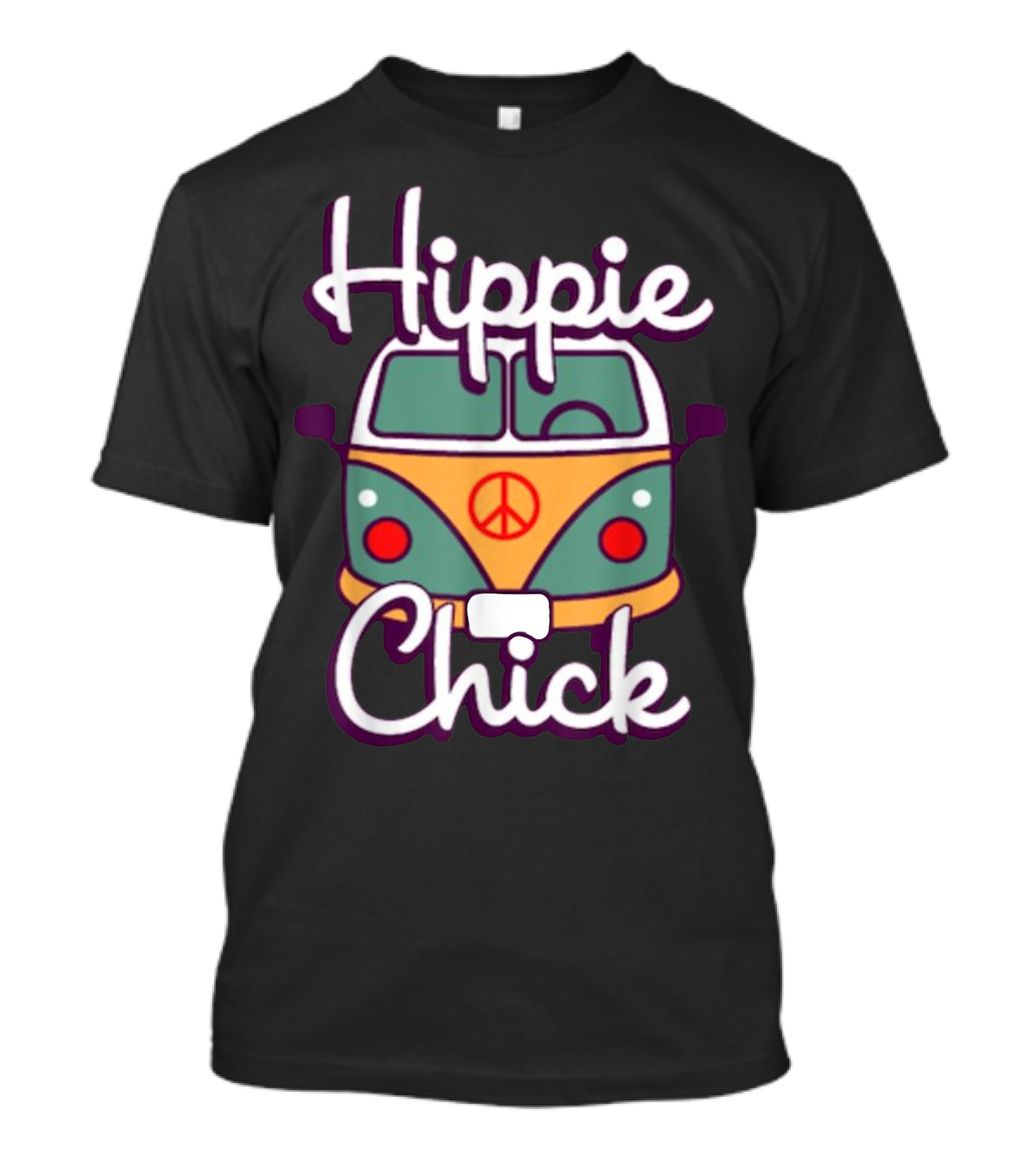 Hippie Chick Peace Van T-Shirt