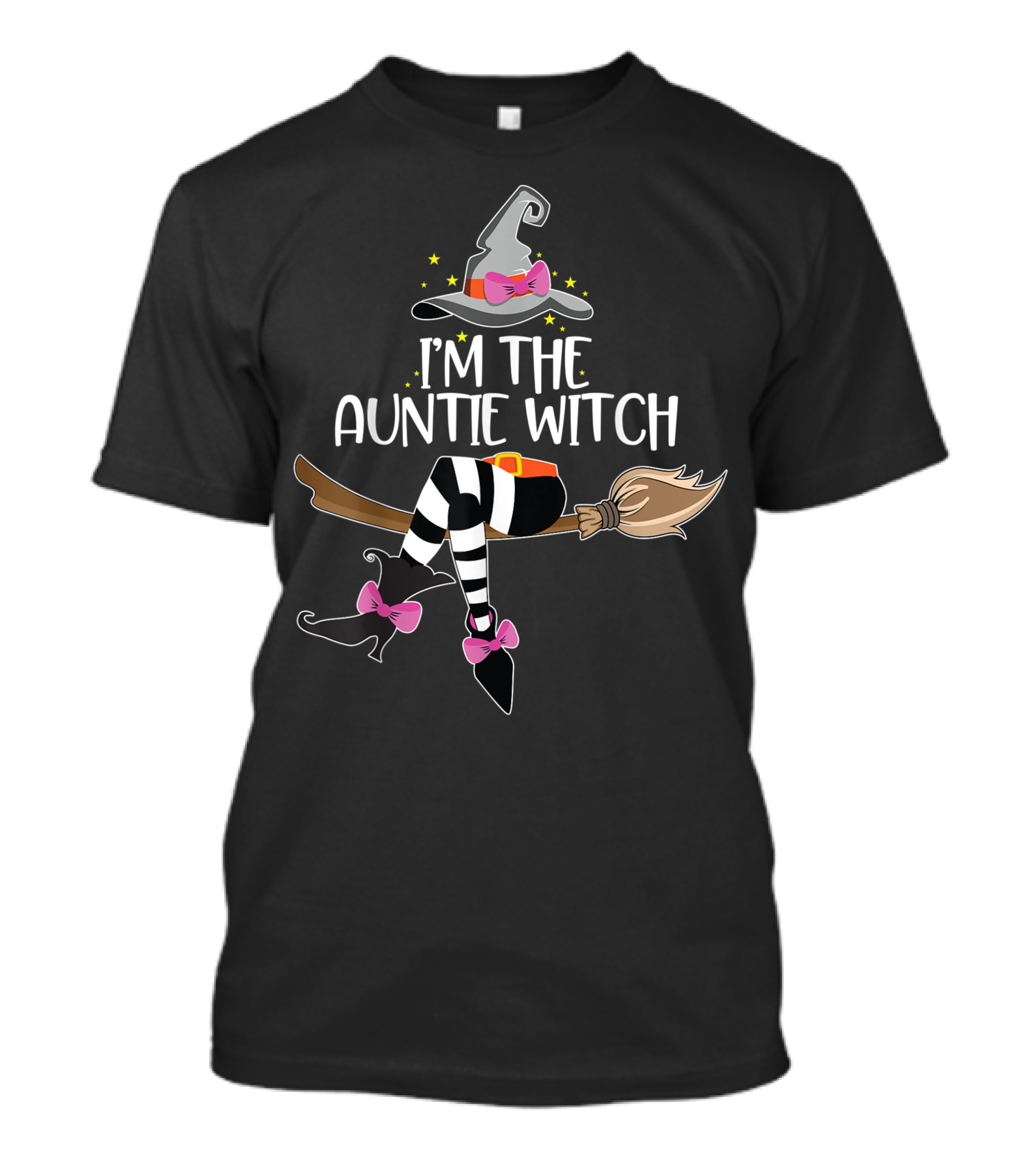 I'm The Auntie Witch Halloween Matching Group Costume T-Shirt