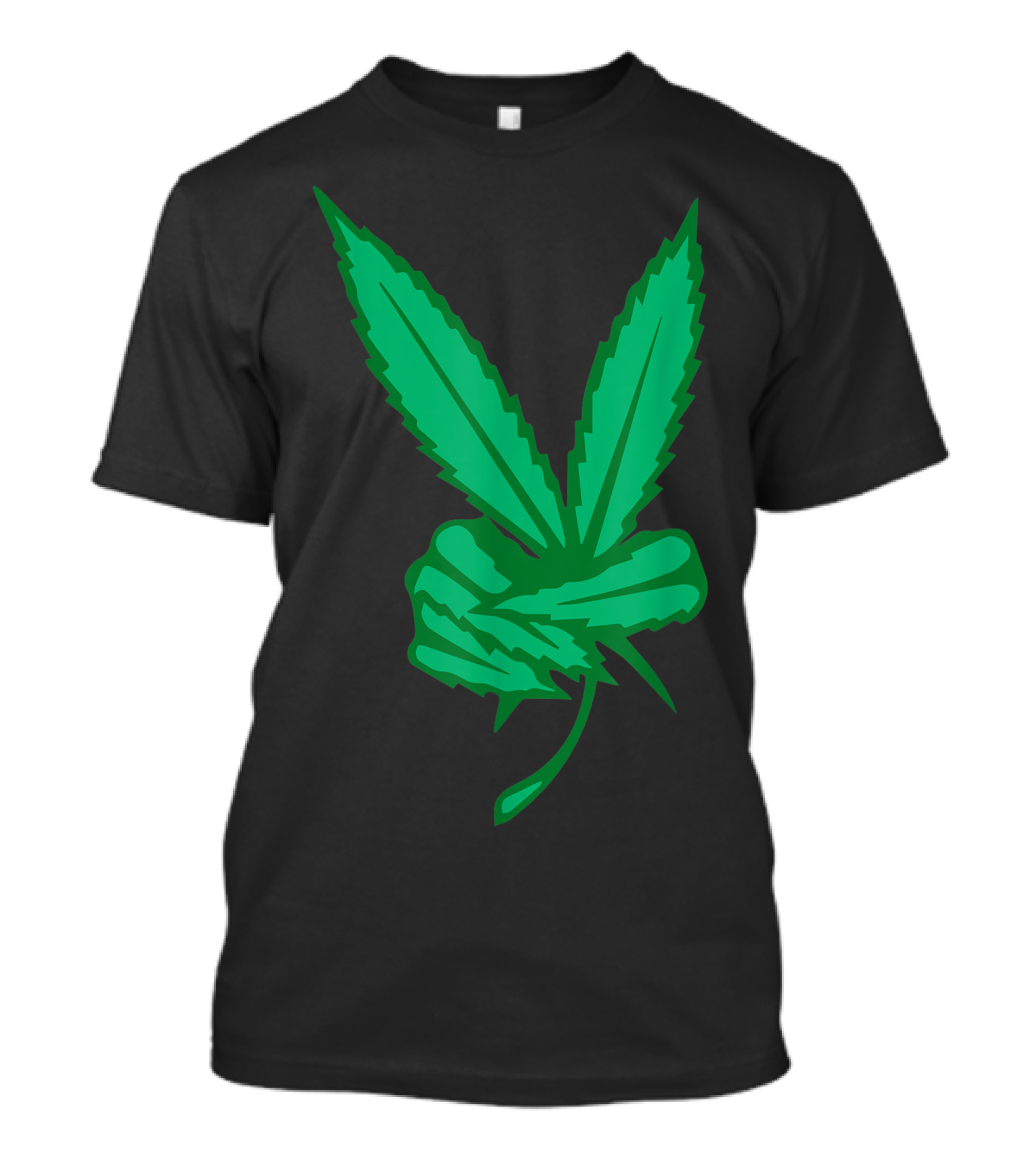 Marijuana Ganja 420 Pot Leaf Peace T-Shirt