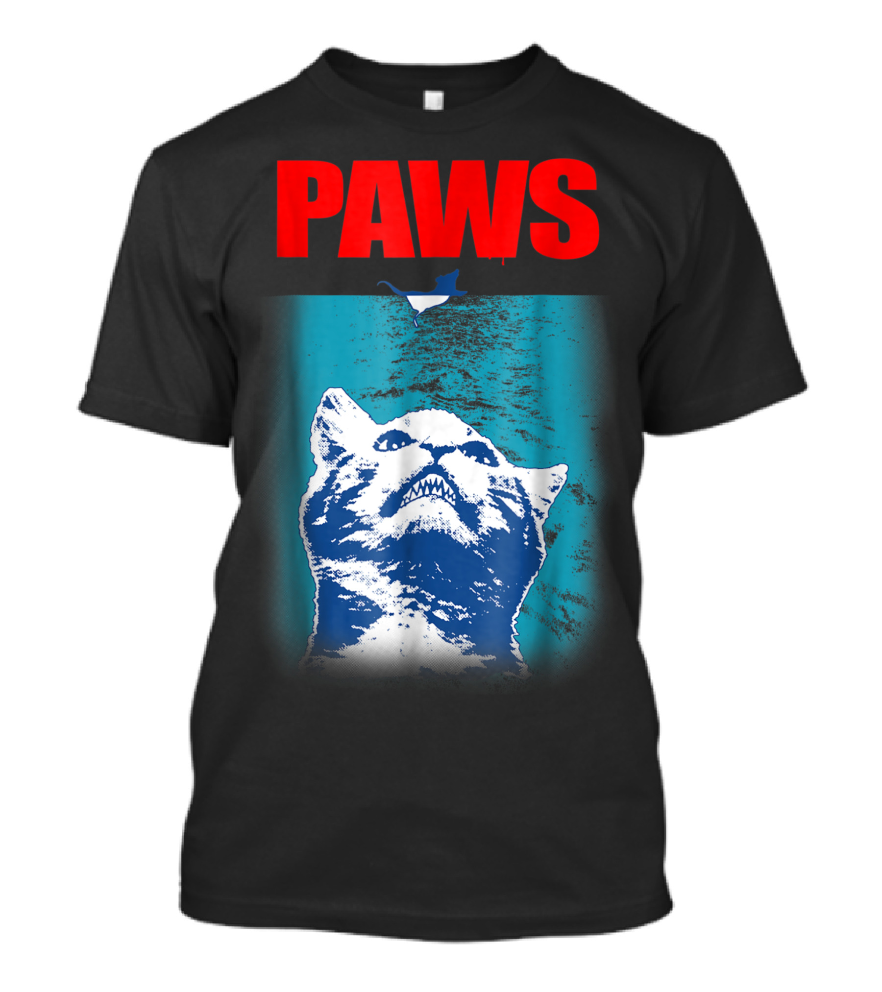 PAWS Cat Kitten Kitty Pet Lover Movie T-Shirt