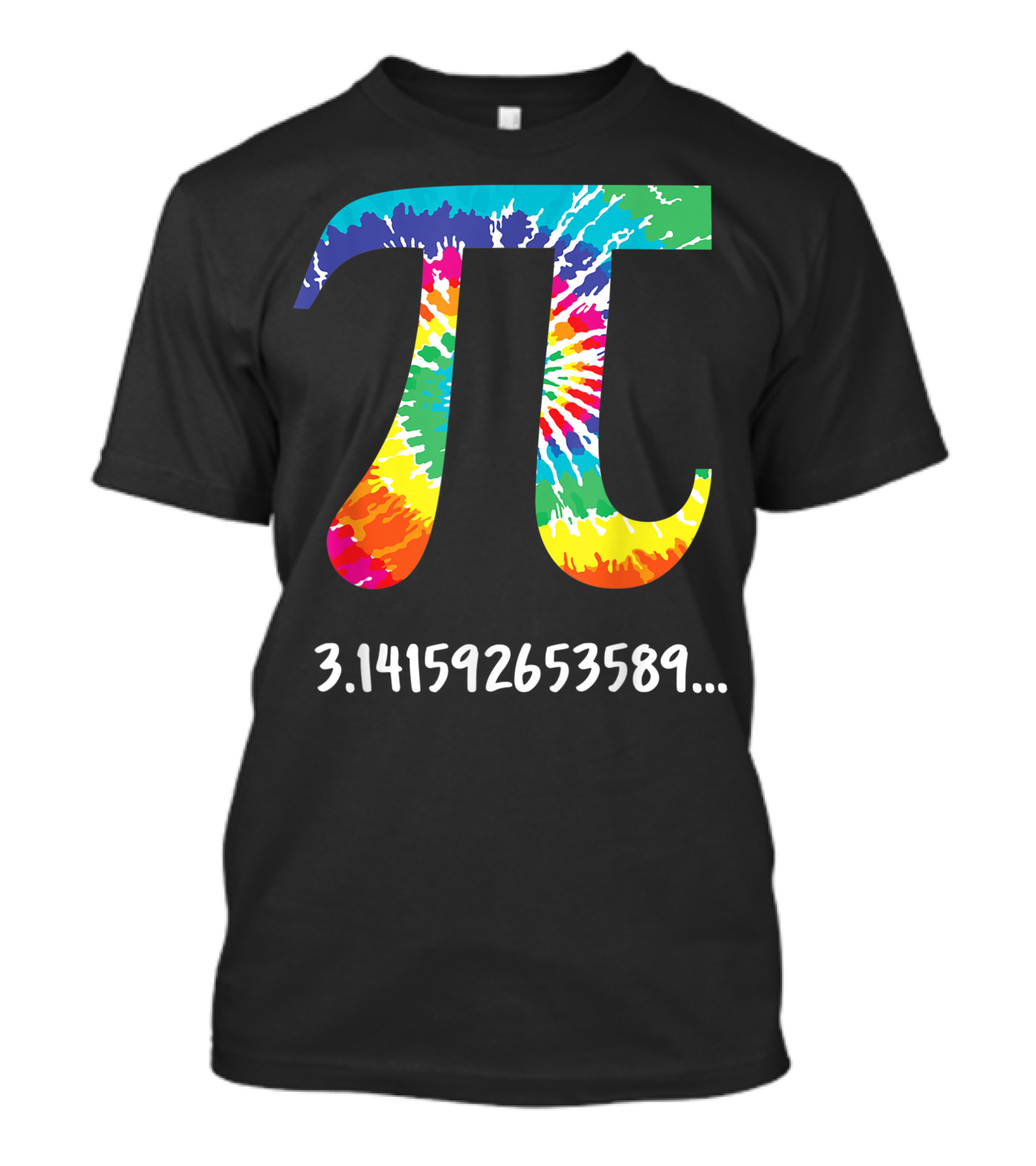 Pi Day Tie Dye 3.141592653589 For Math Teacher Physics Teacher T-Shirt