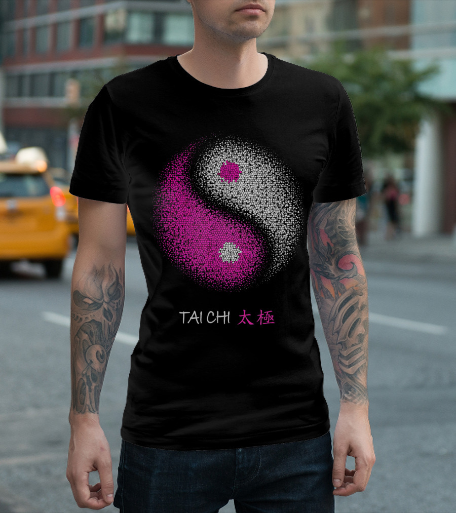 Tai Chi 太极 Yin Yang Energy Meditation T-Shirt