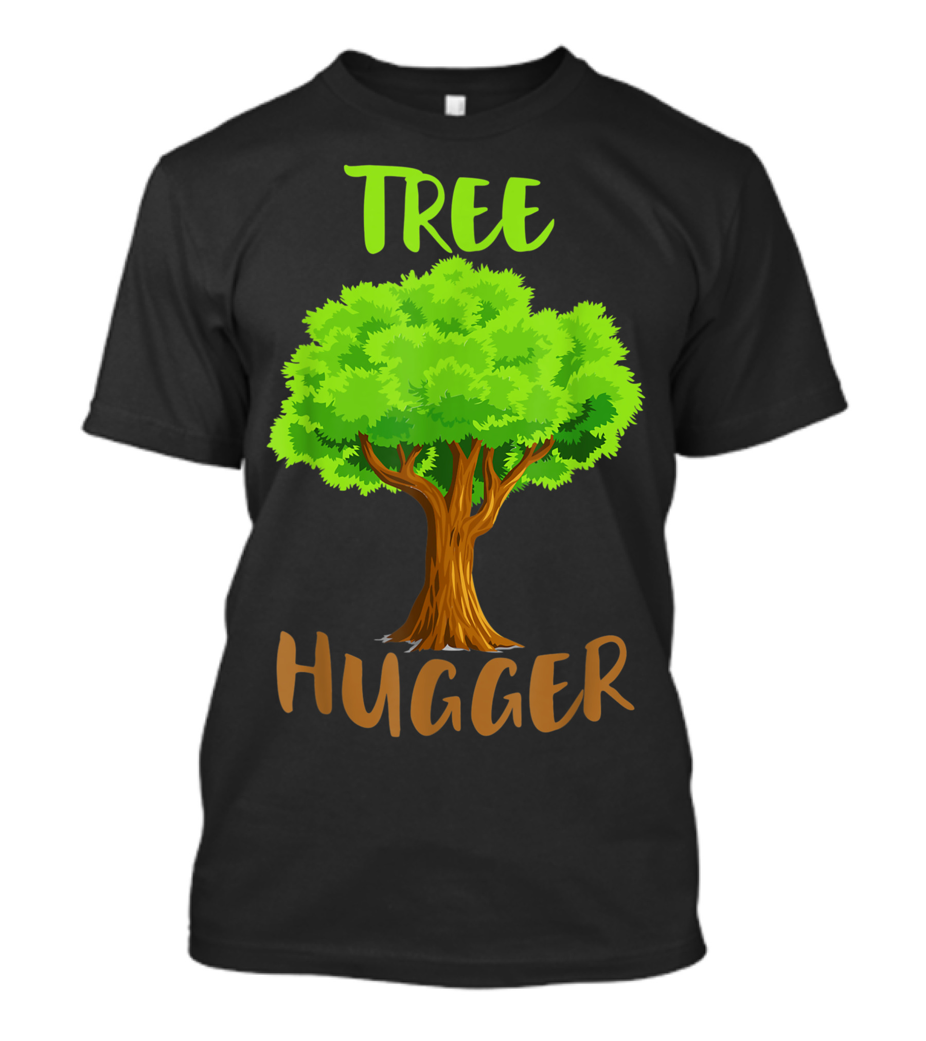 Tree Hugger Tree Graphic Eco-Friendly Nature Lover T-Shirt