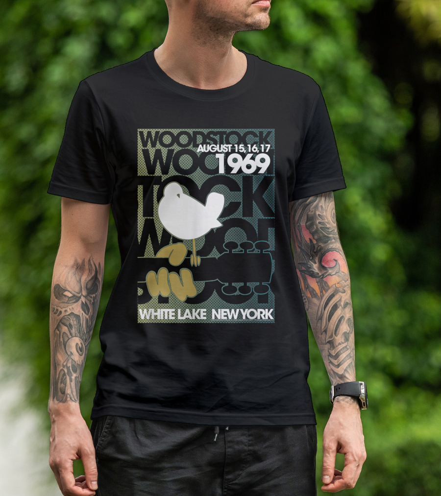 Woodstock August 15 16 17 1969 White Lake New York T-Shirt