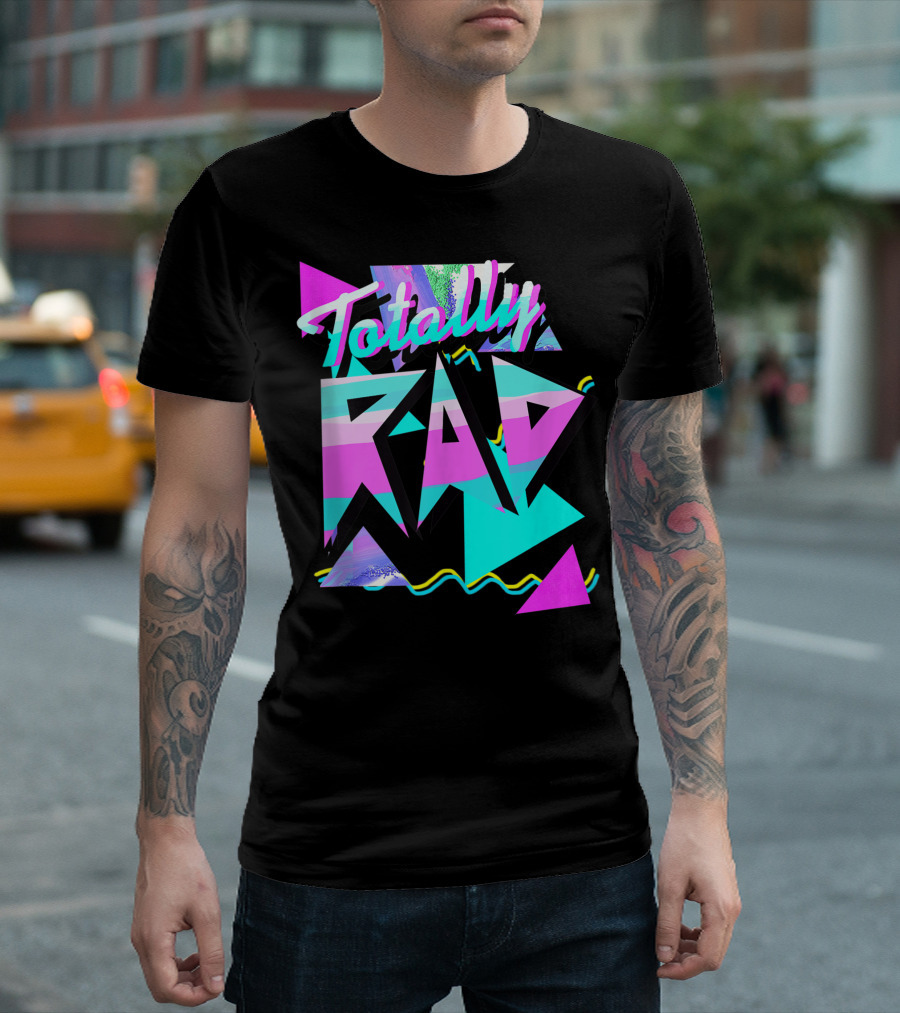 Totally Rad 1980S Style Hipster V101 80S Casual T-Shirt