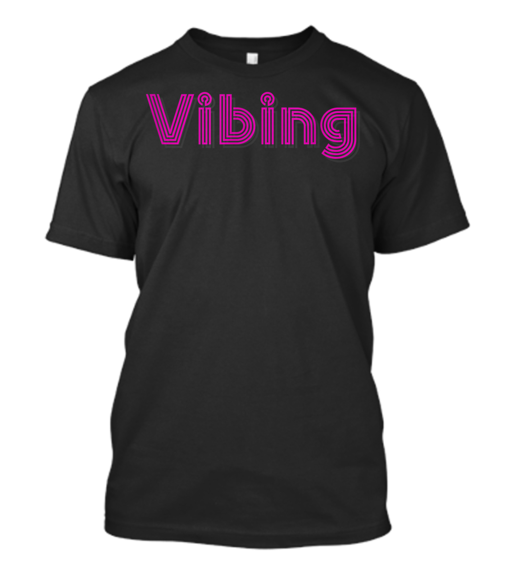 Vibing Retro 80S Vibes Cool Eighties Vintage Positive Vibes T-Shirt