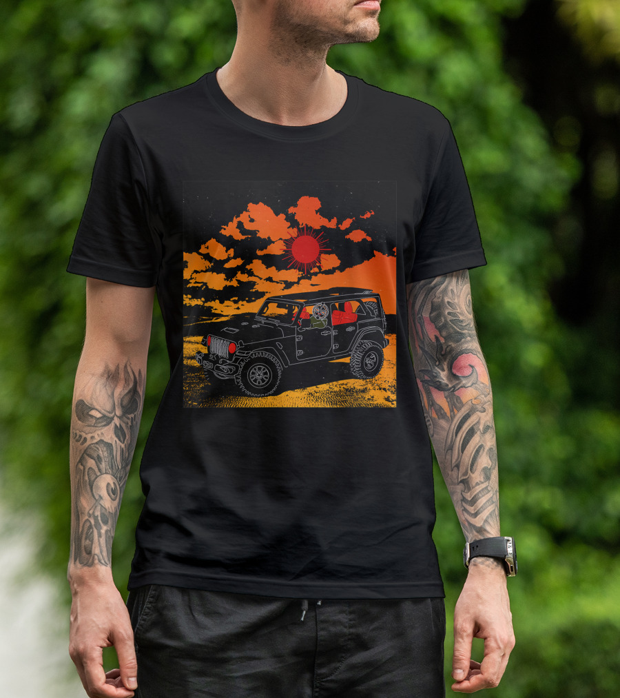 Same Ole Trip Hippie Desert Sun Jeep Adventure T-Shirt