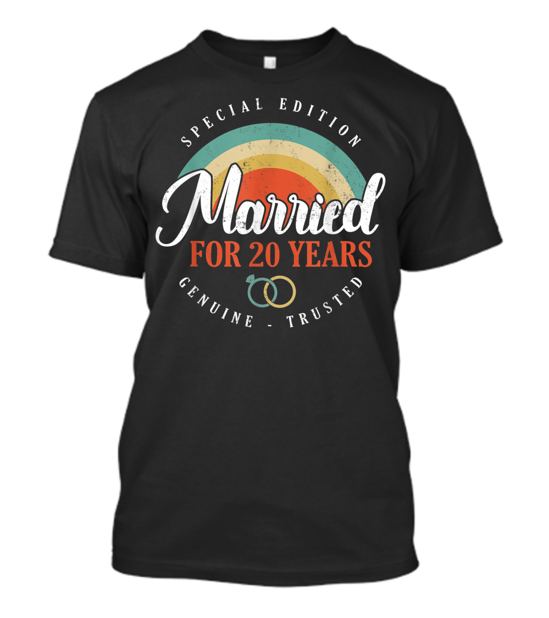 Special Edition Married For 20 Years Genuine Trusted T-Shirt
