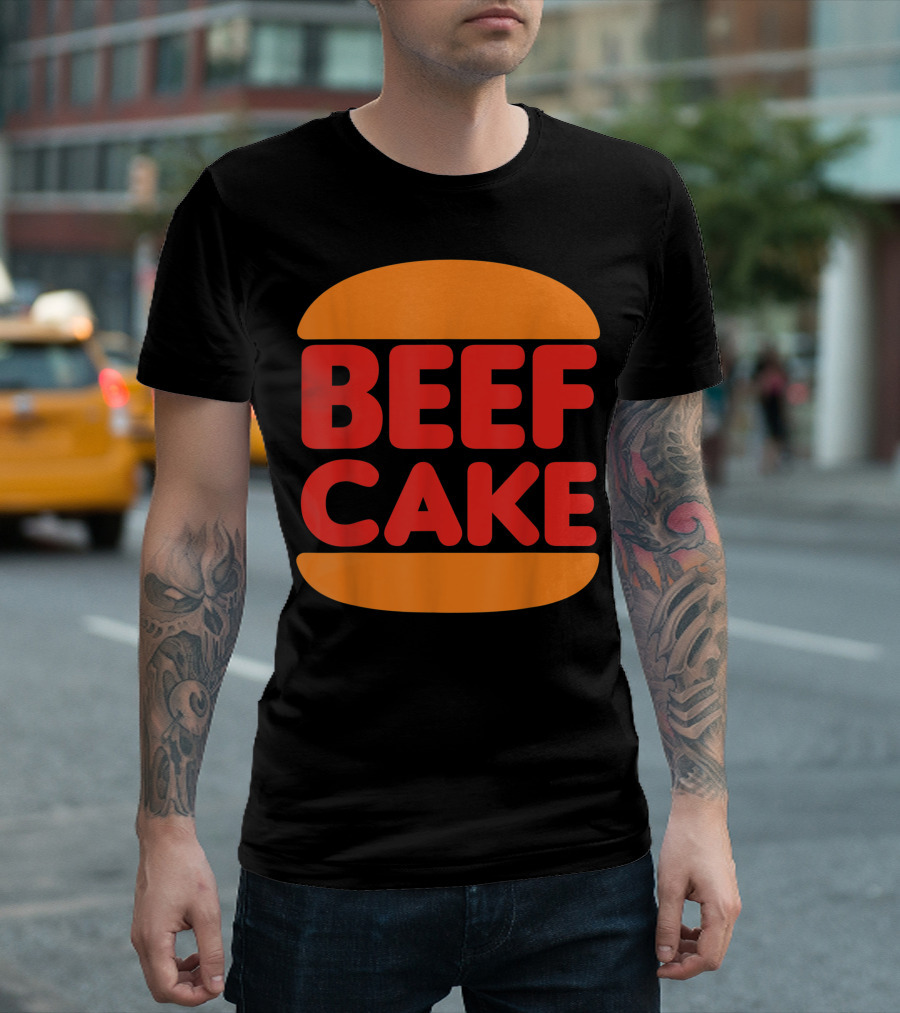 Beefcake Burger For Muscle And Gym Fitness Enthusiasts T-Shirt