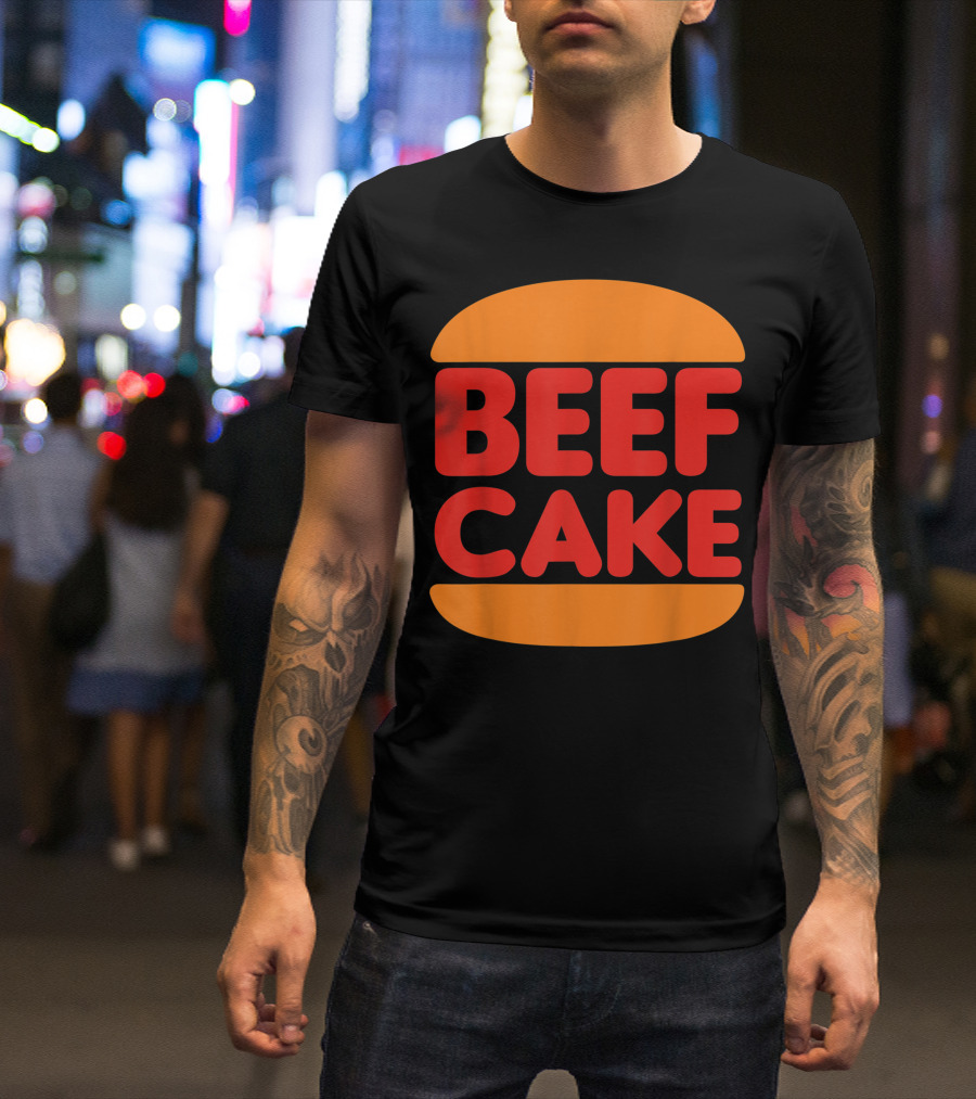 Beefcake Burger For Muscle And Gym Fitness Enthusiasts T-Shirt