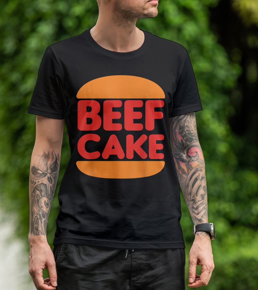Beefcake Burger For Muscle And Gym Fitness Enthusiasts T-Shirt