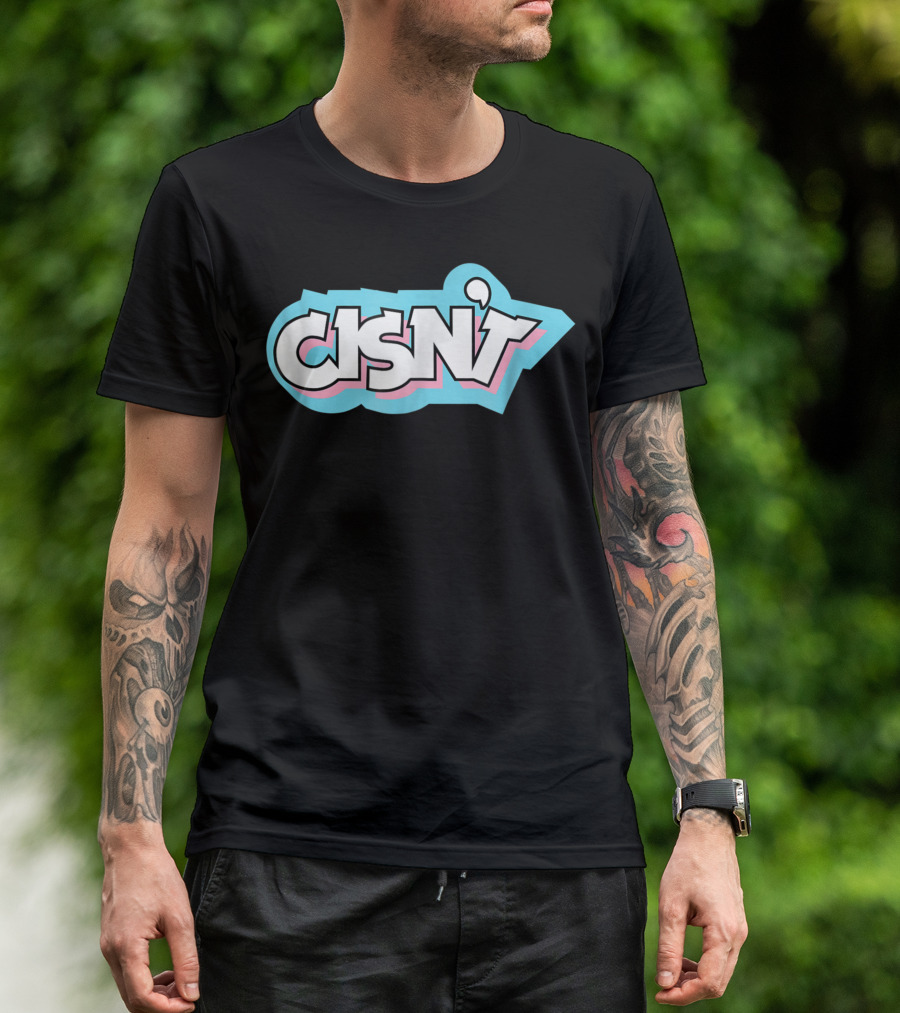 Cisnt Transgender Awareness Community Flag Colors T-Shirt