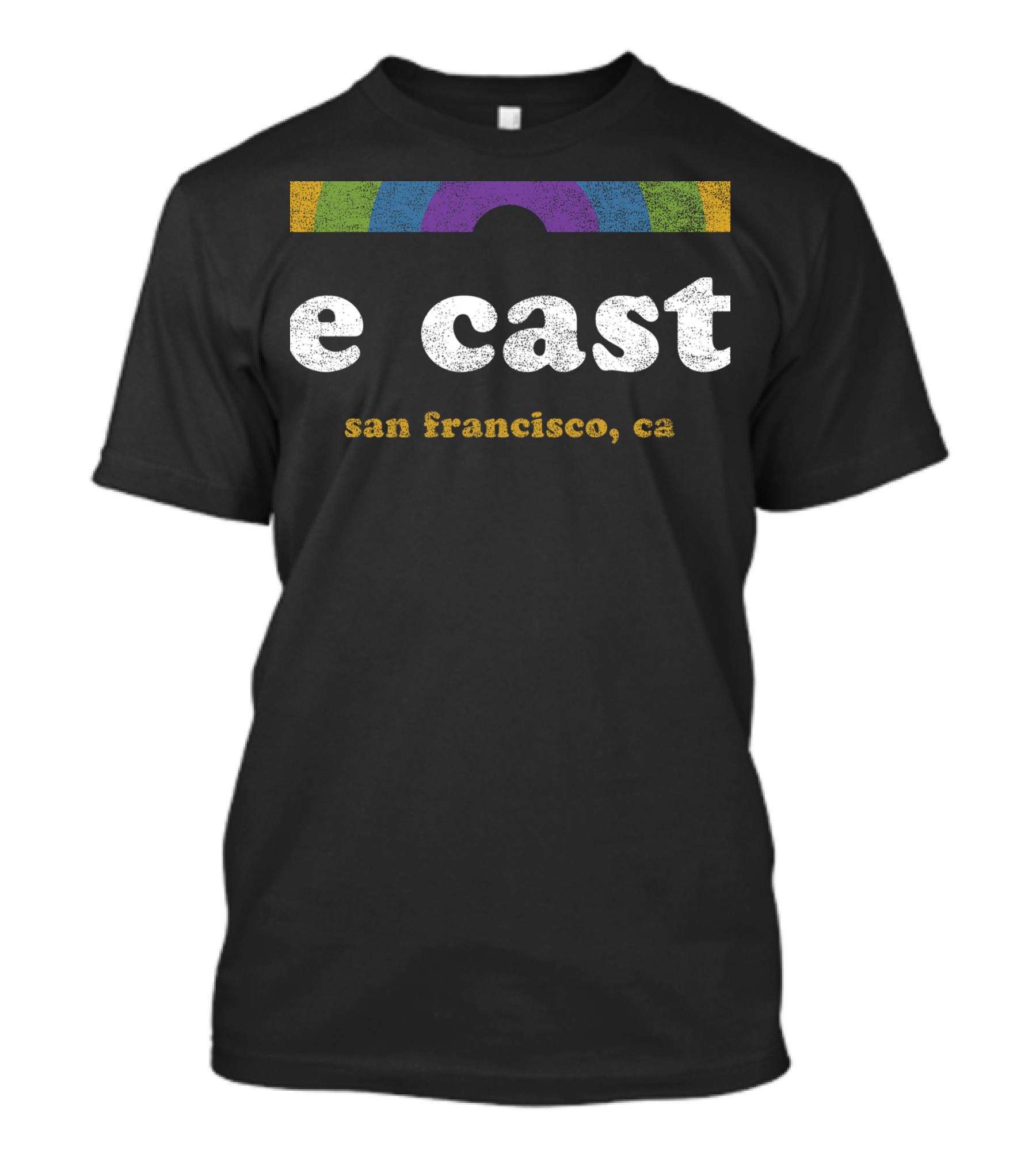 Gay Pride Rainbow E Castro San Francisco California T-Shirt