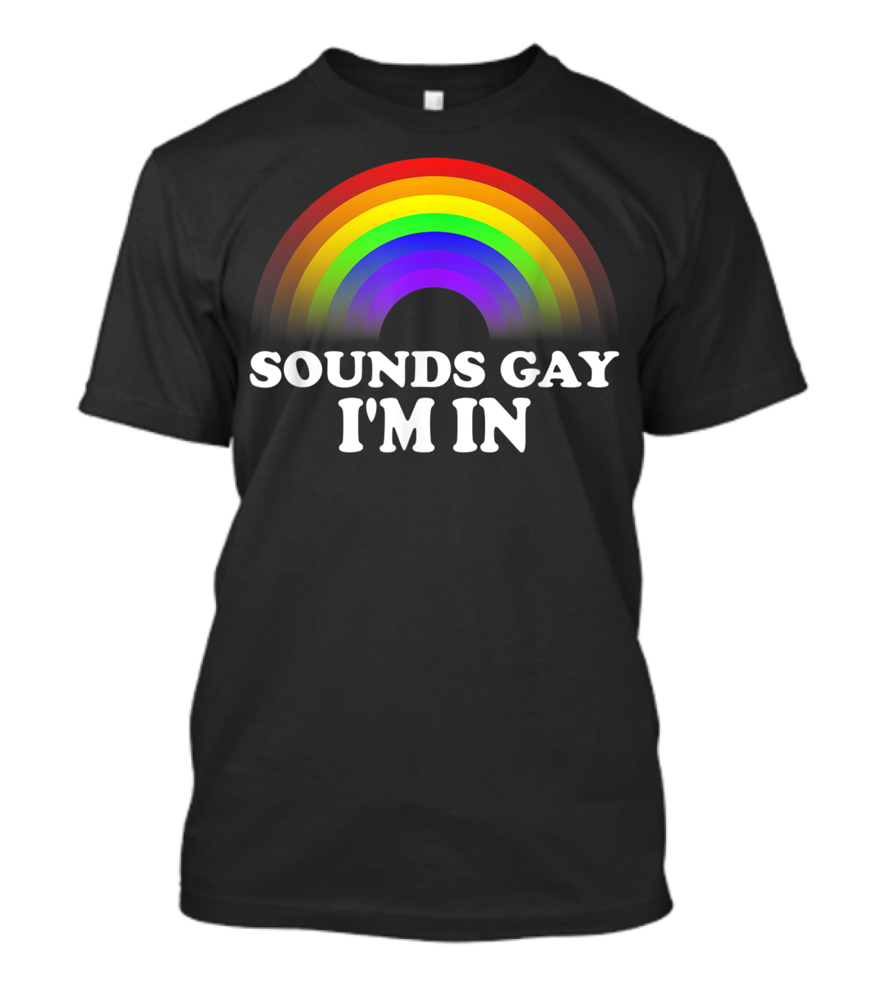 Sounds Gay I'm In Rainbow T-Shirt
