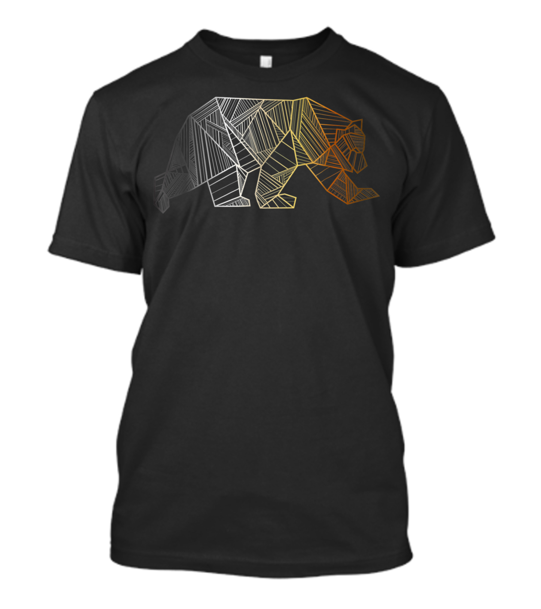 Geometric Bear Pride Gay Bears Admirers T-Shirt