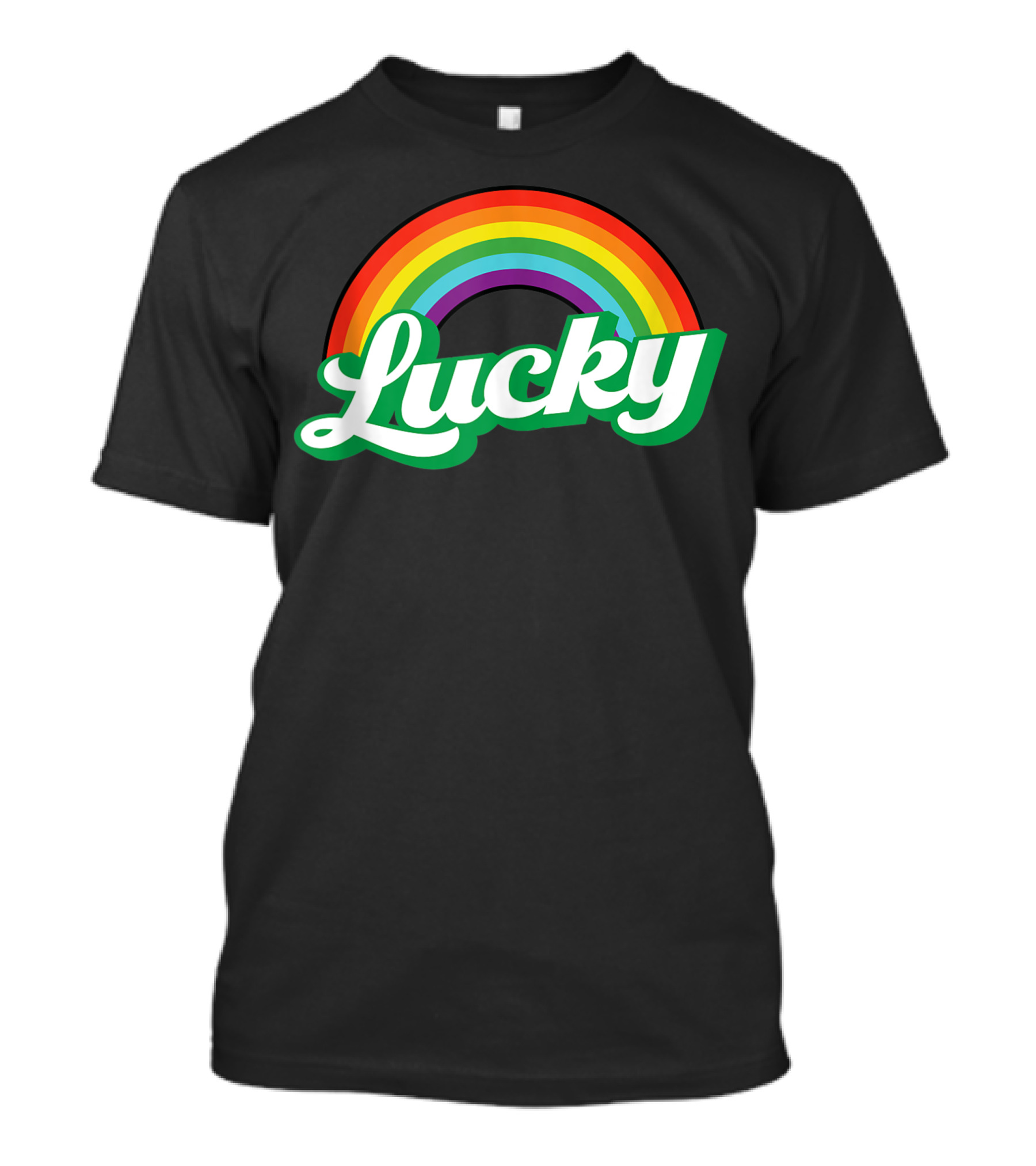 Lucky St Pat Rainbow St Patricks Day Irish Luck Rainbow T-Shirt