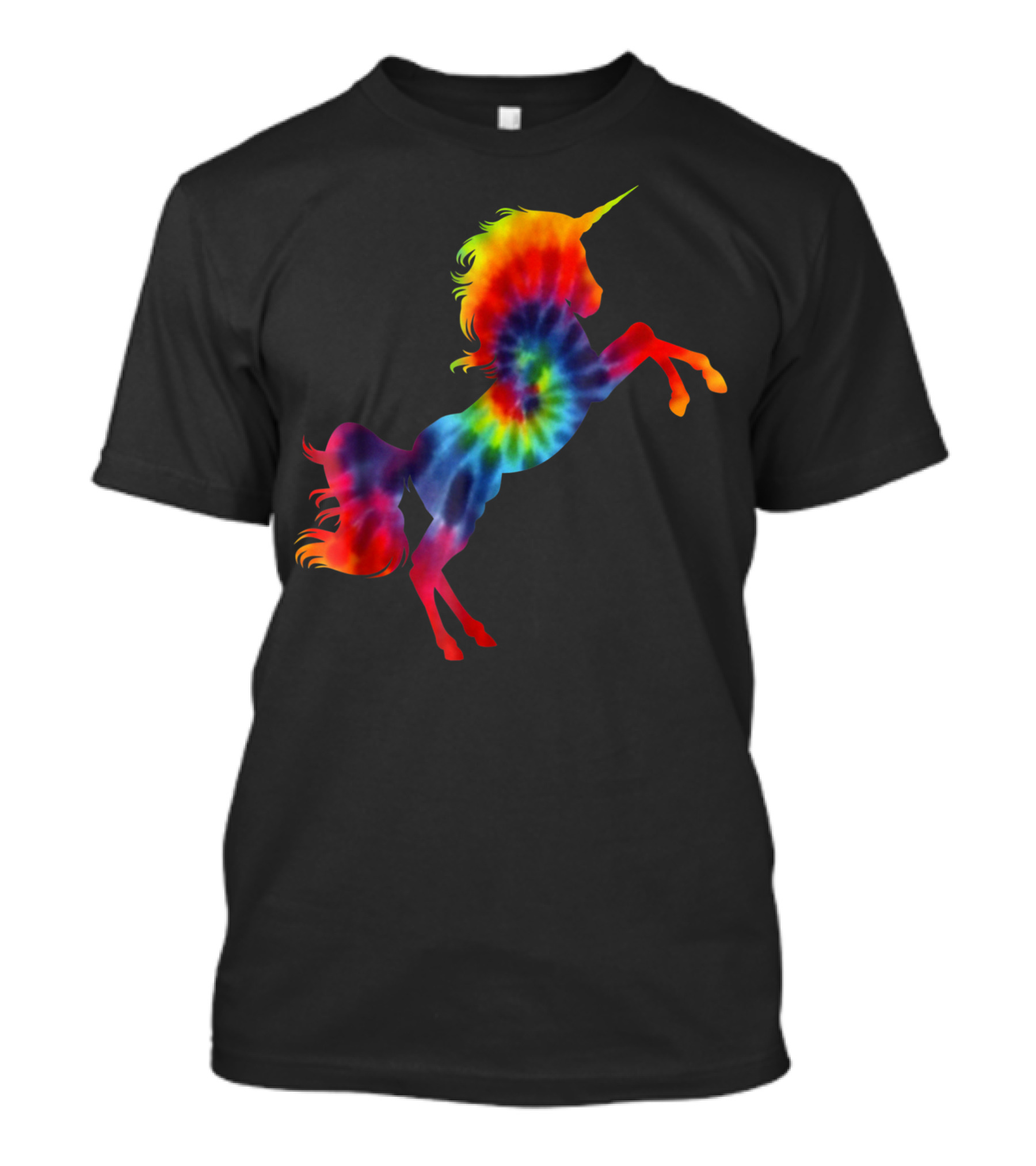 Tie Dye Rainbow Magic Unicorn Colorful Lovers T-Shirt