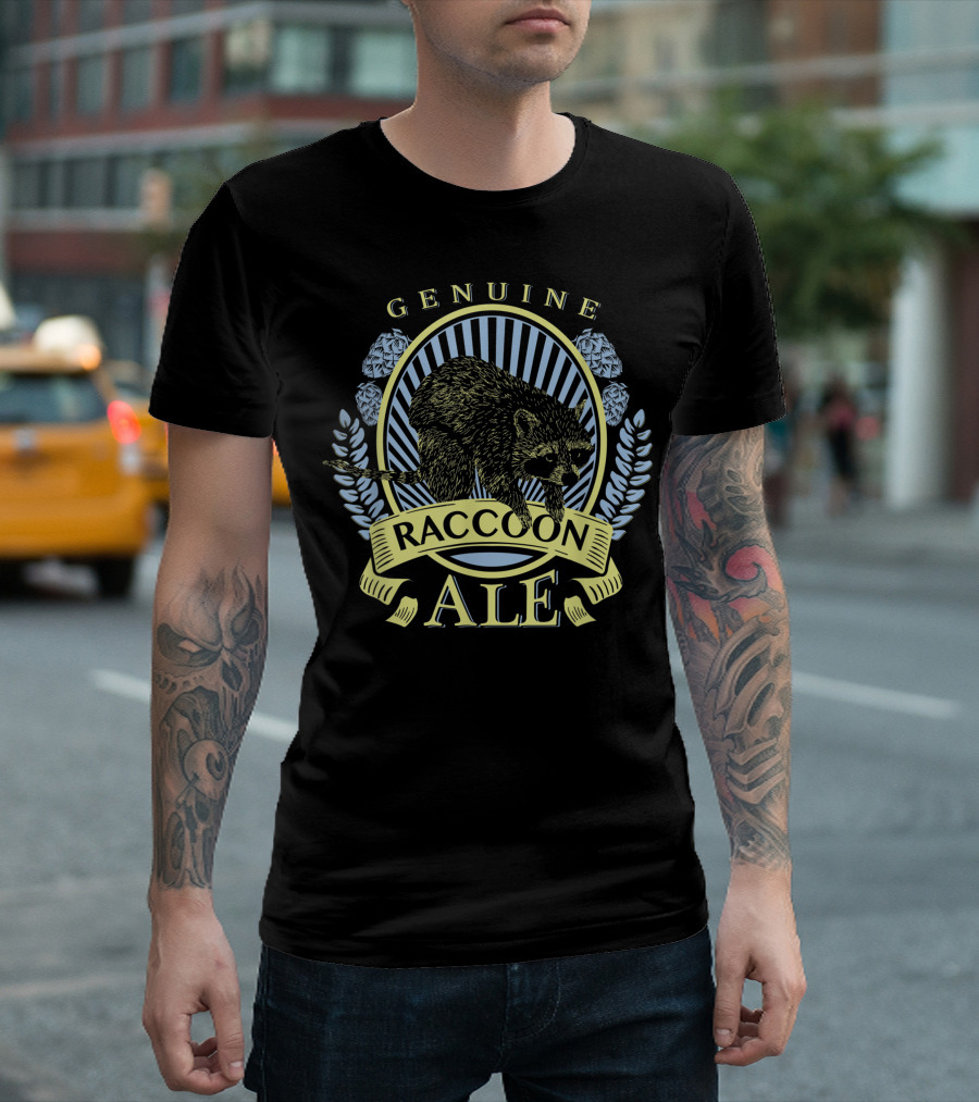 Genuine Raccoon Ale Cute Trash Panda T-Shirt