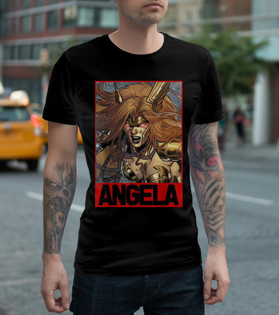 Angela Guardians Of The Galaxy Marvel Comic T-Shirt