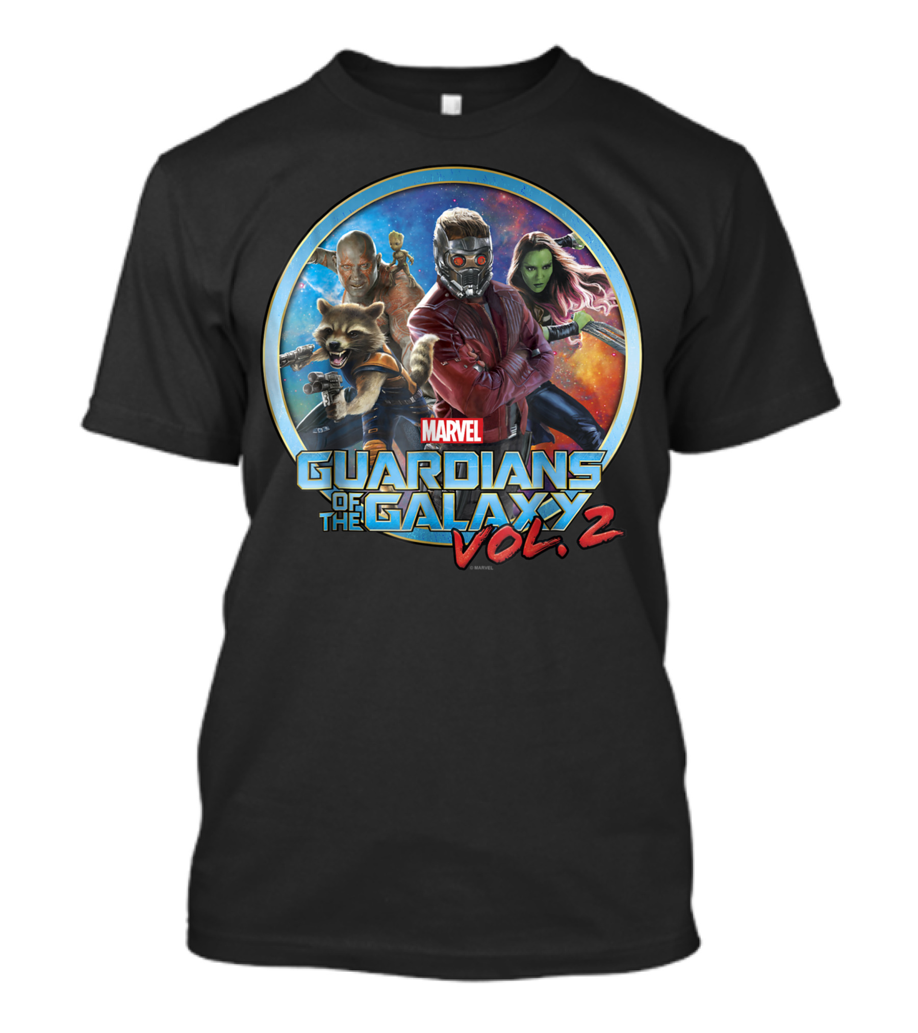 Marvel Guardians Of The Galaxy Vol. 2 Team Circle T-Shirt