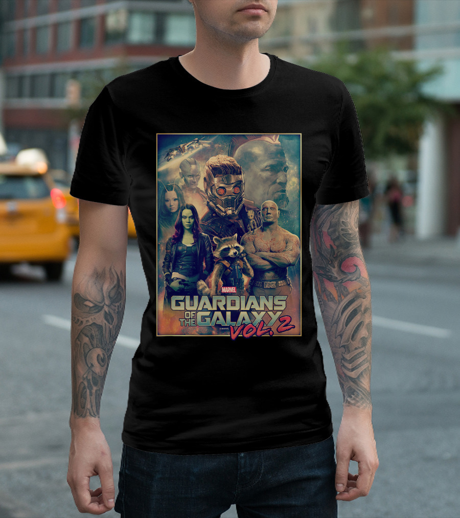 Marvel Guardians Of The Galaxy Vol. 2 Team Effort T-Shirt