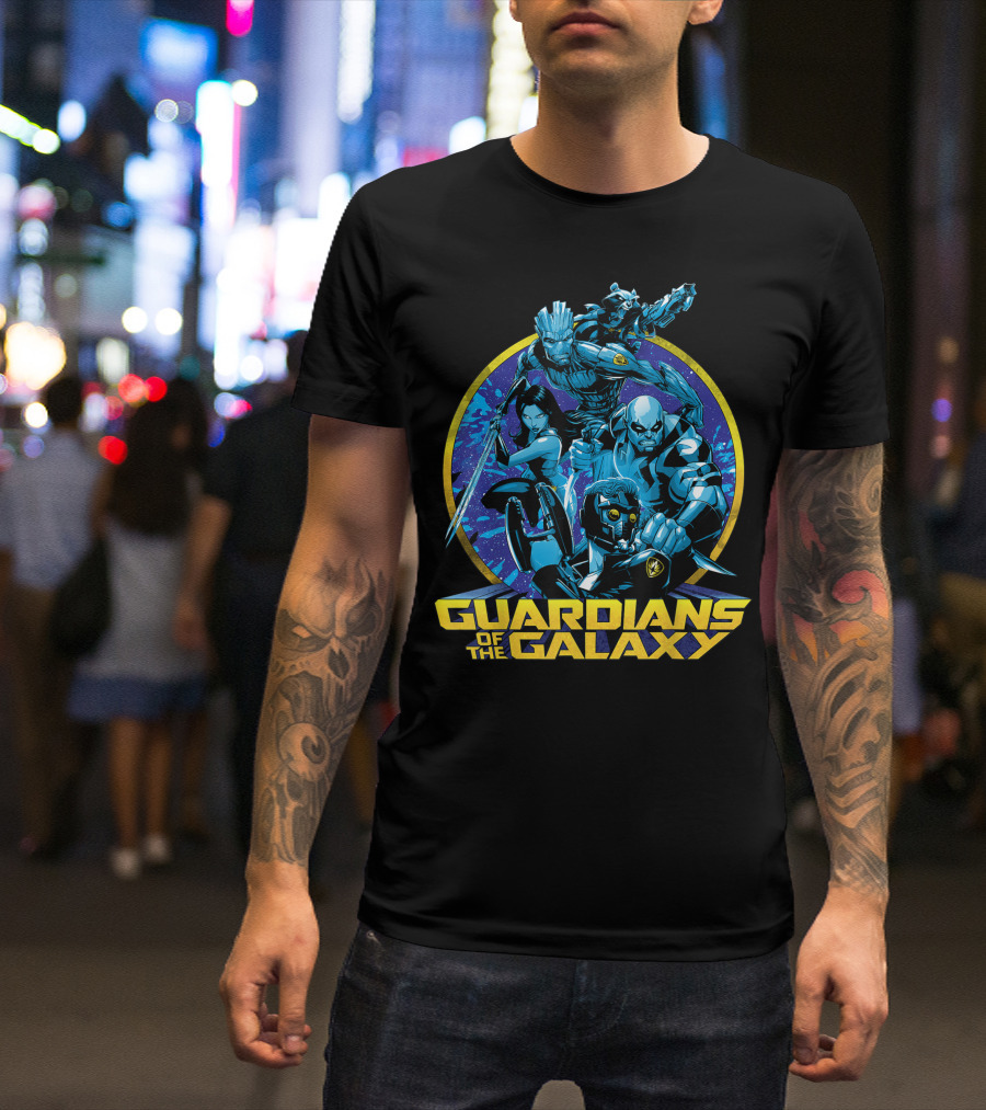 Guardians Of The Galaxy Marvel Heroes Unite T-Shirt