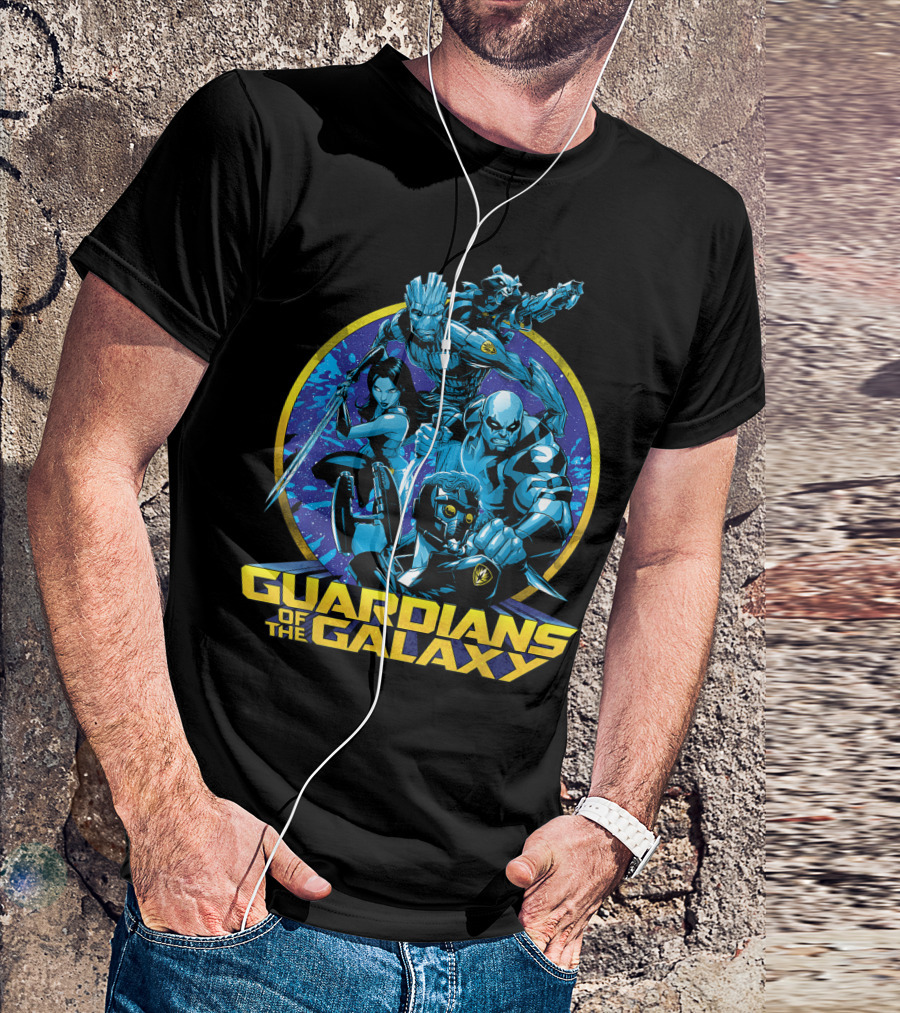 Guardians Of The Galaxy Marvel Heroes Unite T-Shirt