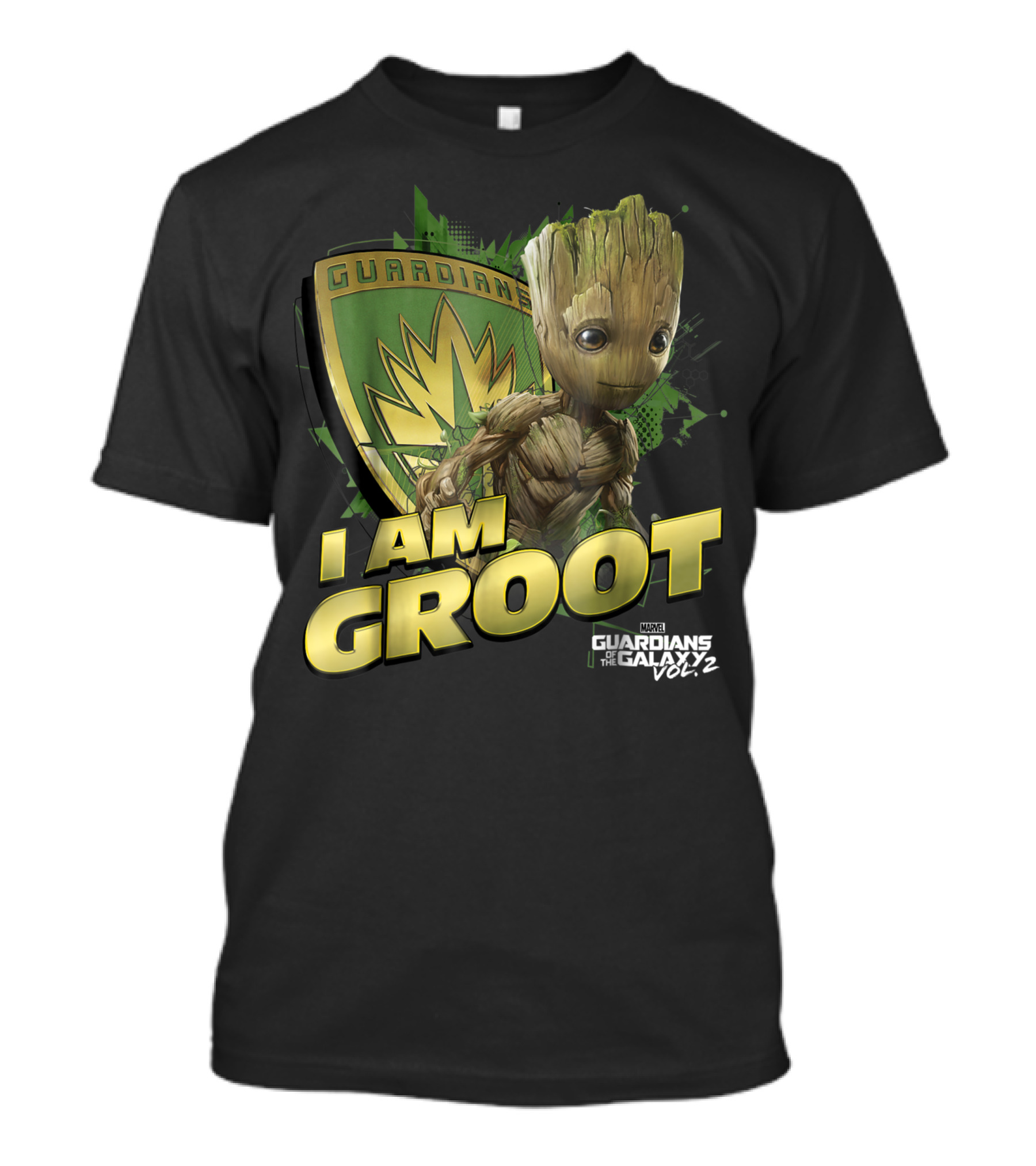 Guardians Of The Galaxy Vol. 2 I Am Groot Shield Guardians T-Shirt