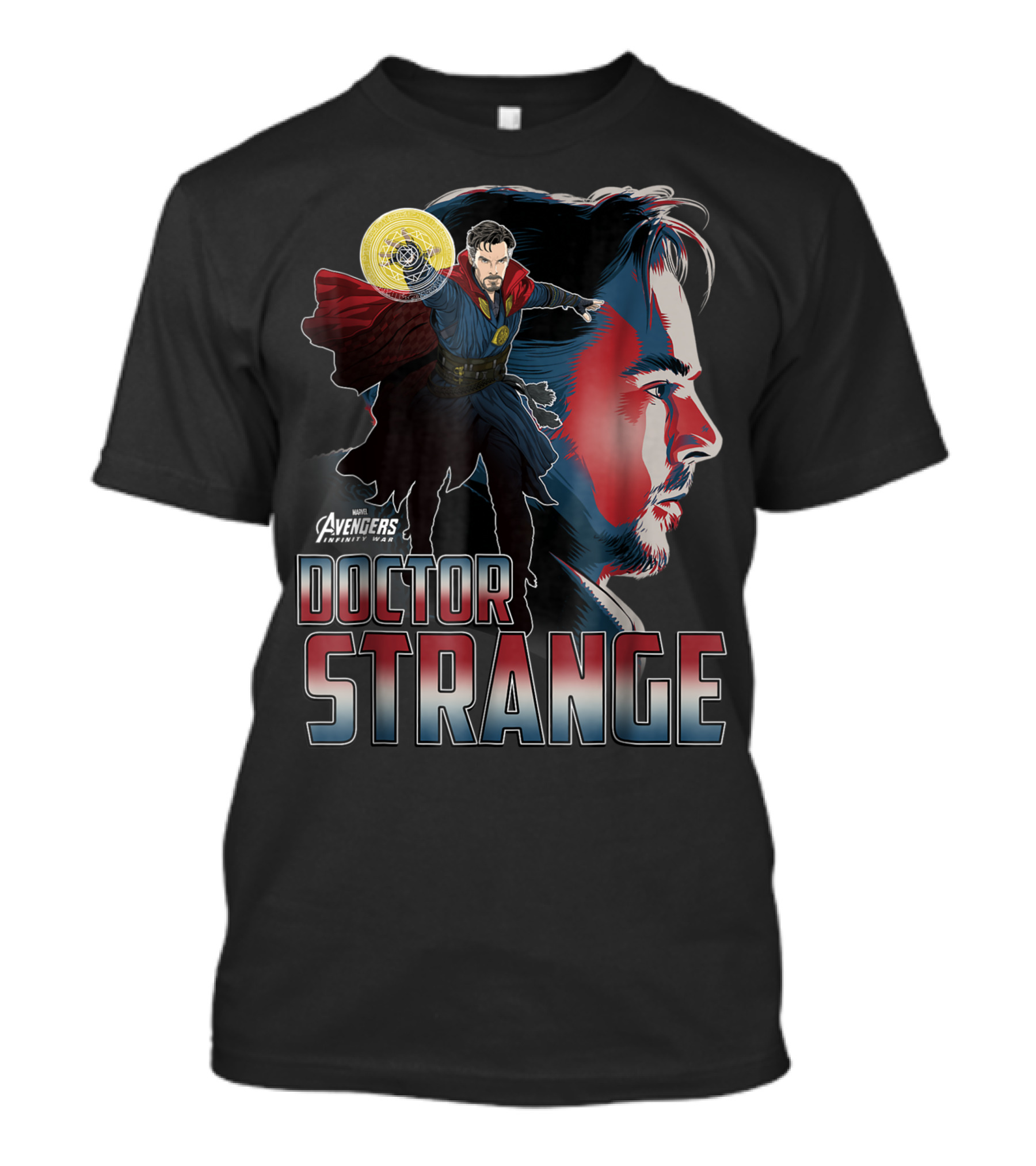 Avengers Infinity War Doctor Strange Profile Action Pose T-Shirt