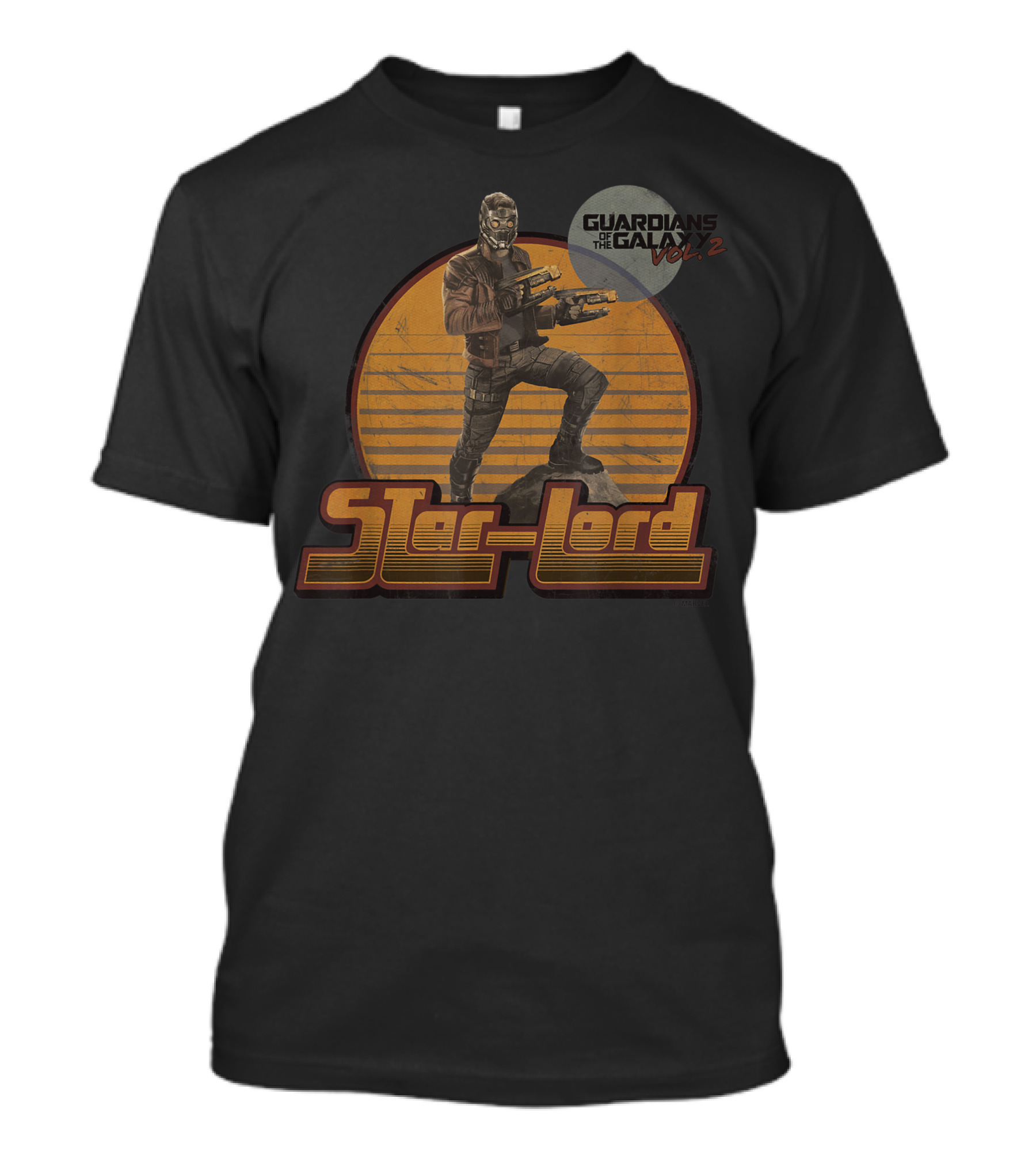 Guardians Of The Galaxy Vol. 2 Star-Lord Retro Pose T-Shirt