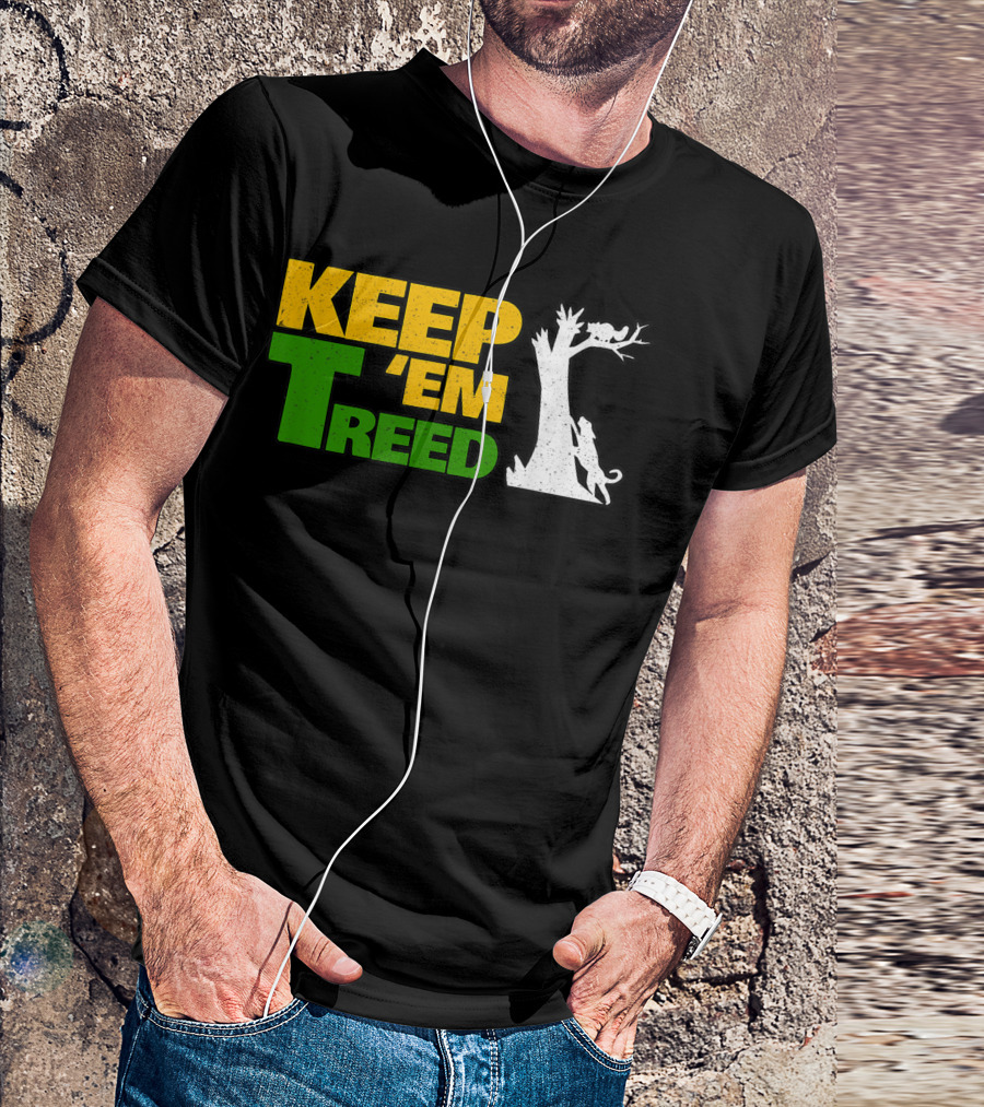 Keep Em Treed Vintage Raccoon Coon Hunting T-Shirt