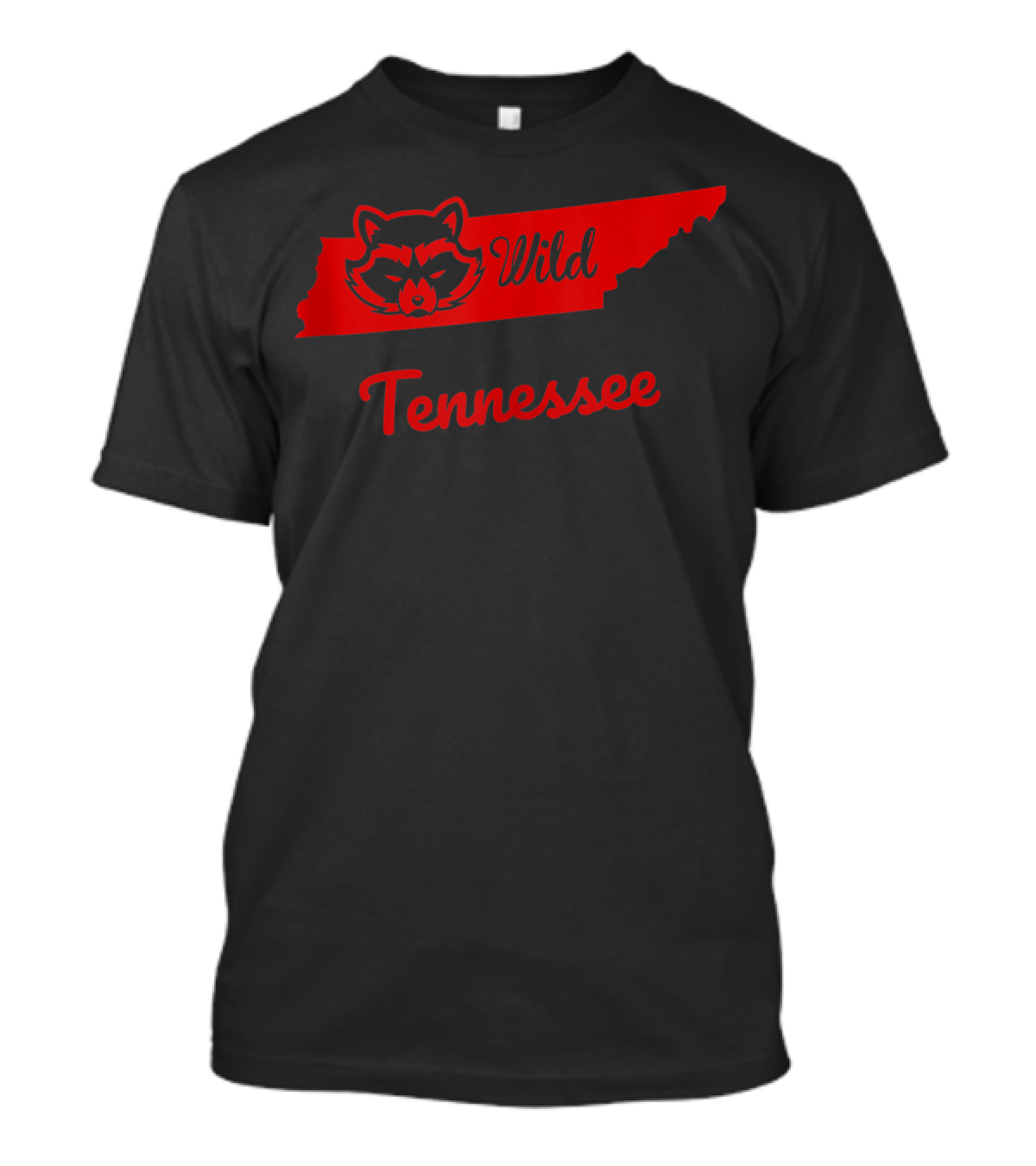 Wild Tennessee Raccoon The Volunteer State Tennesseean T-Shirt