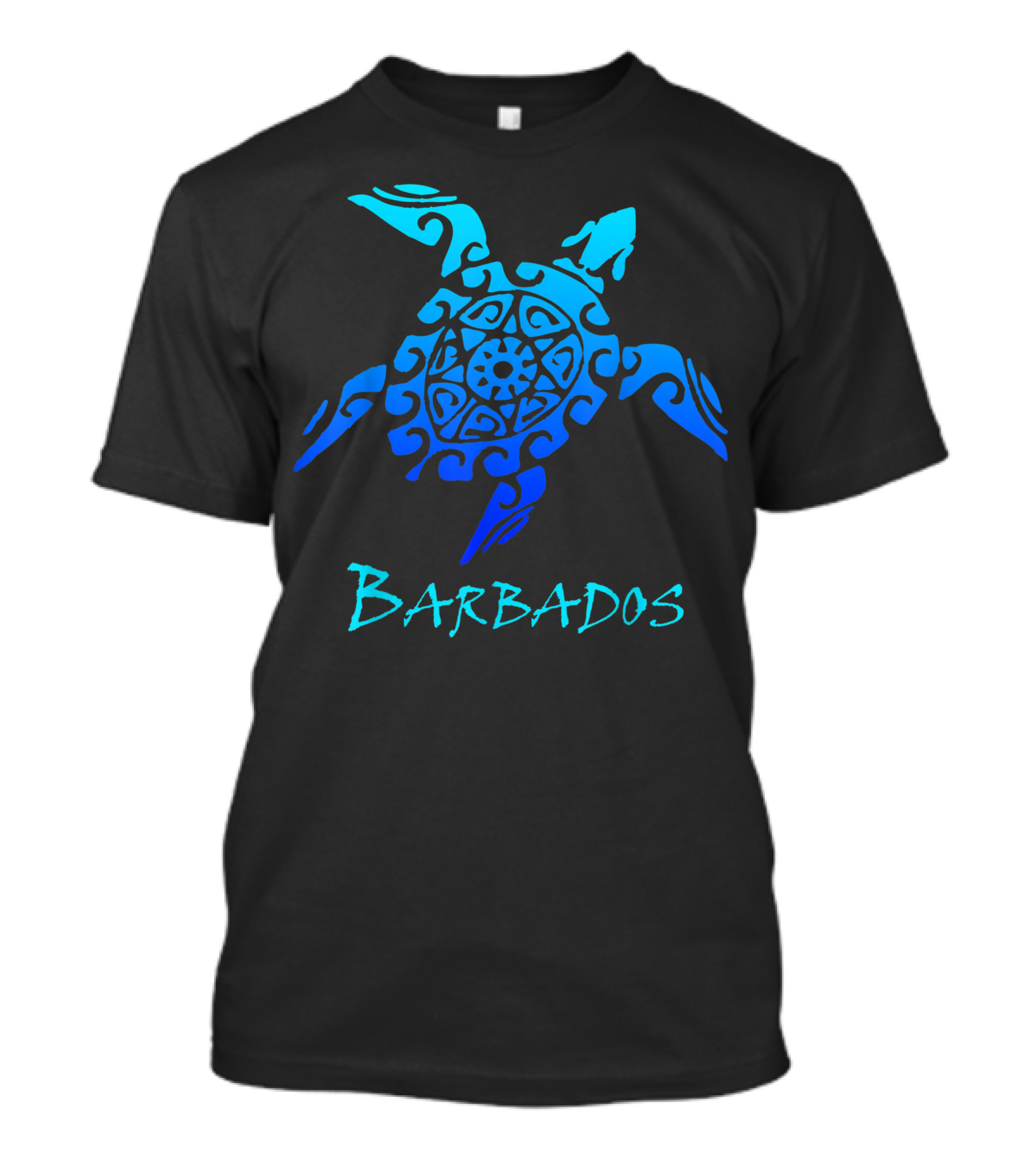 Barbados Polynesian Turtle Tattoo T-Shirt