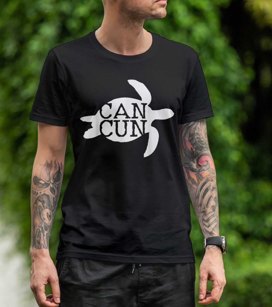 Cancun Mexico Tortoise Turtle T-Shirt