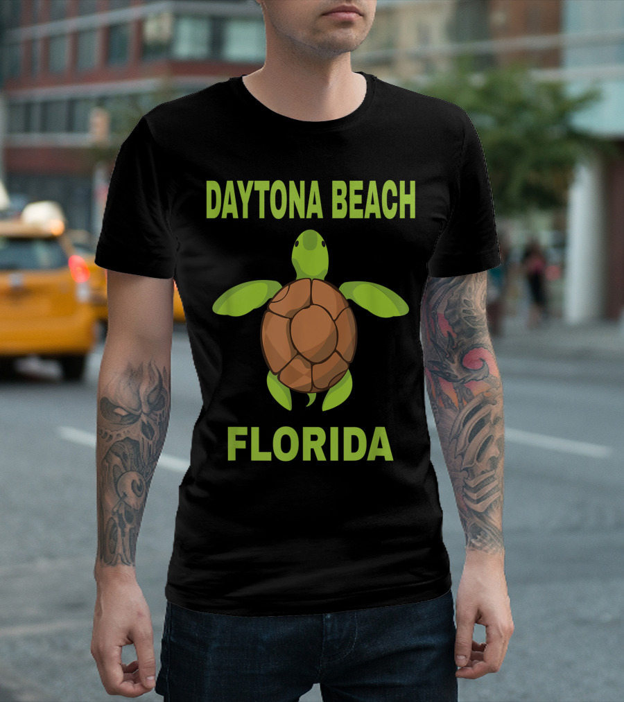 Daytona Beach Florida Sea Turtle Family Vacation T-Shirt
